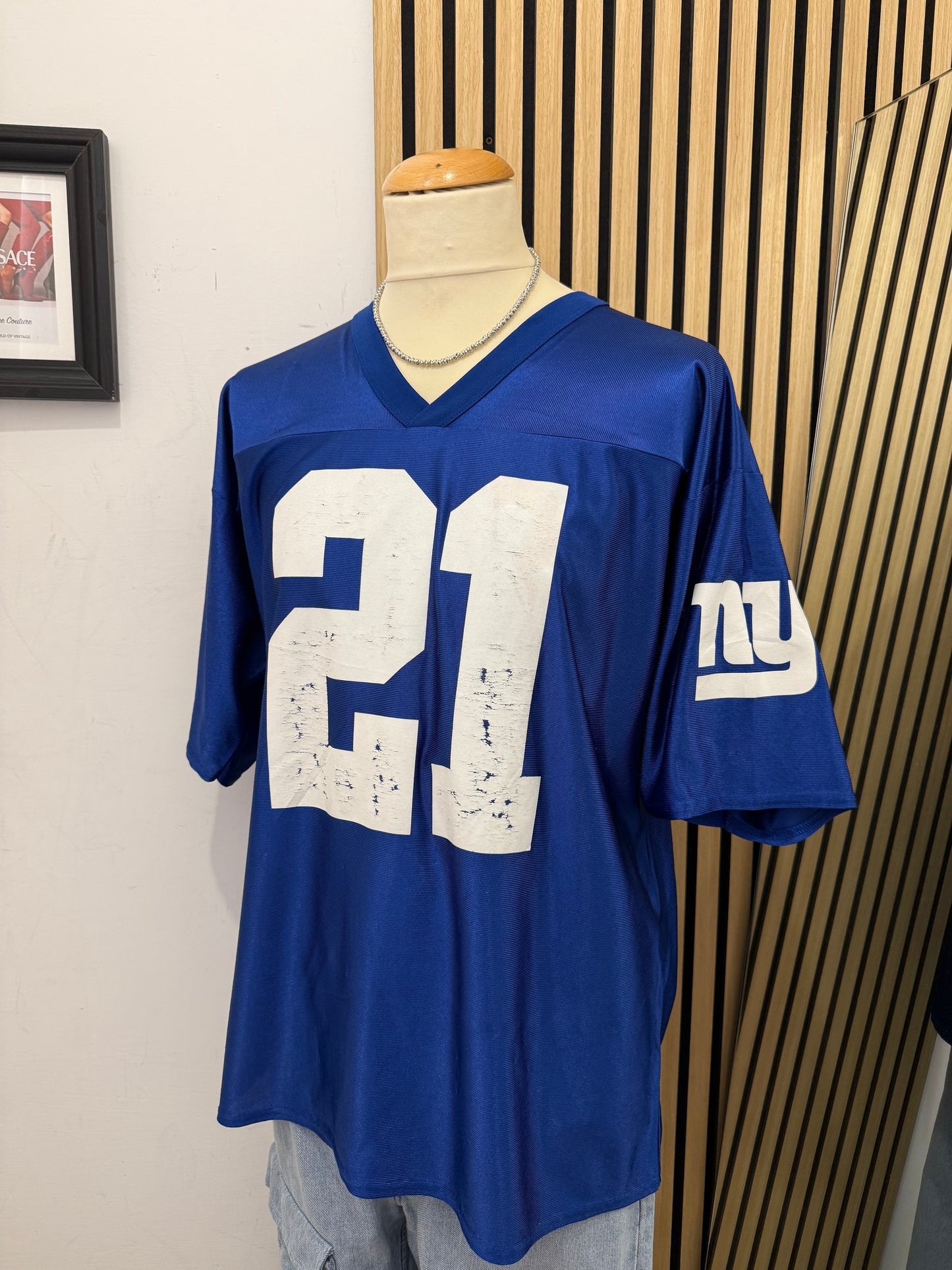 Jersey NFL New York Giants - Tiki Barber #21 | Vintage Ufficiale