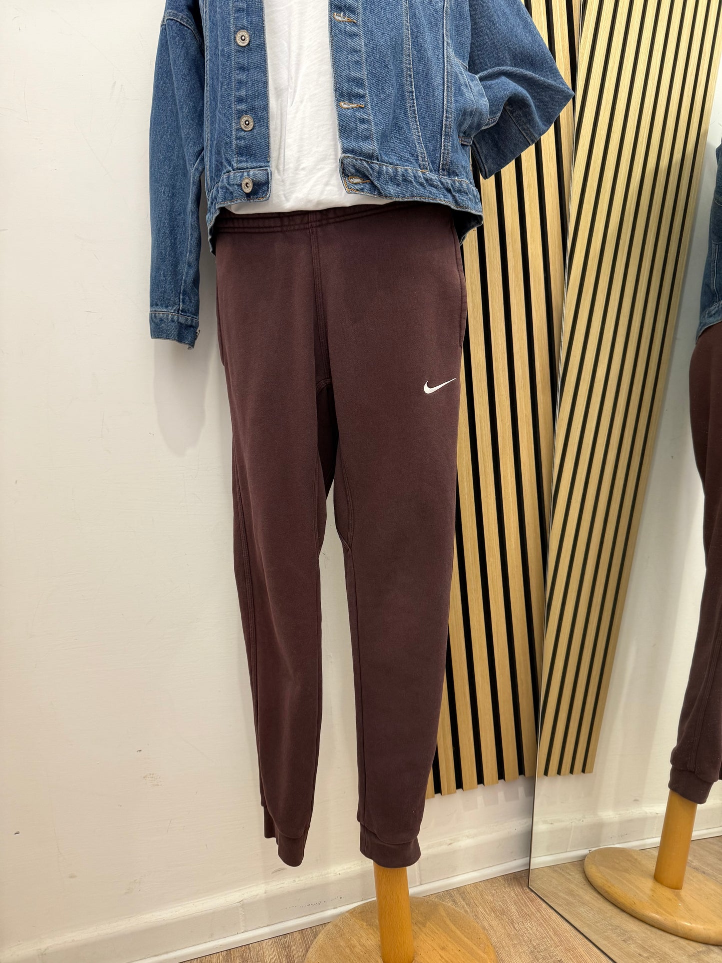 Pantalone tuta Nike Borgogna