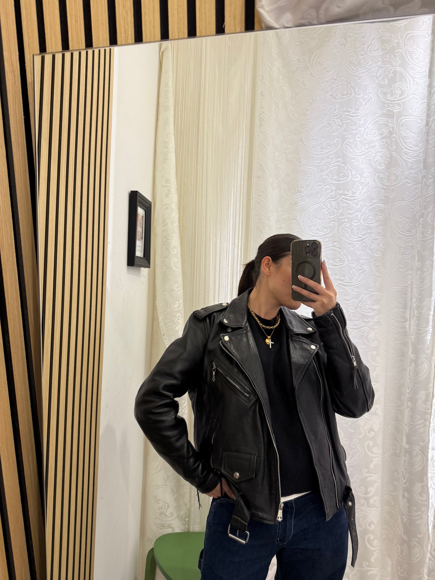 Chiodo in vera pelle