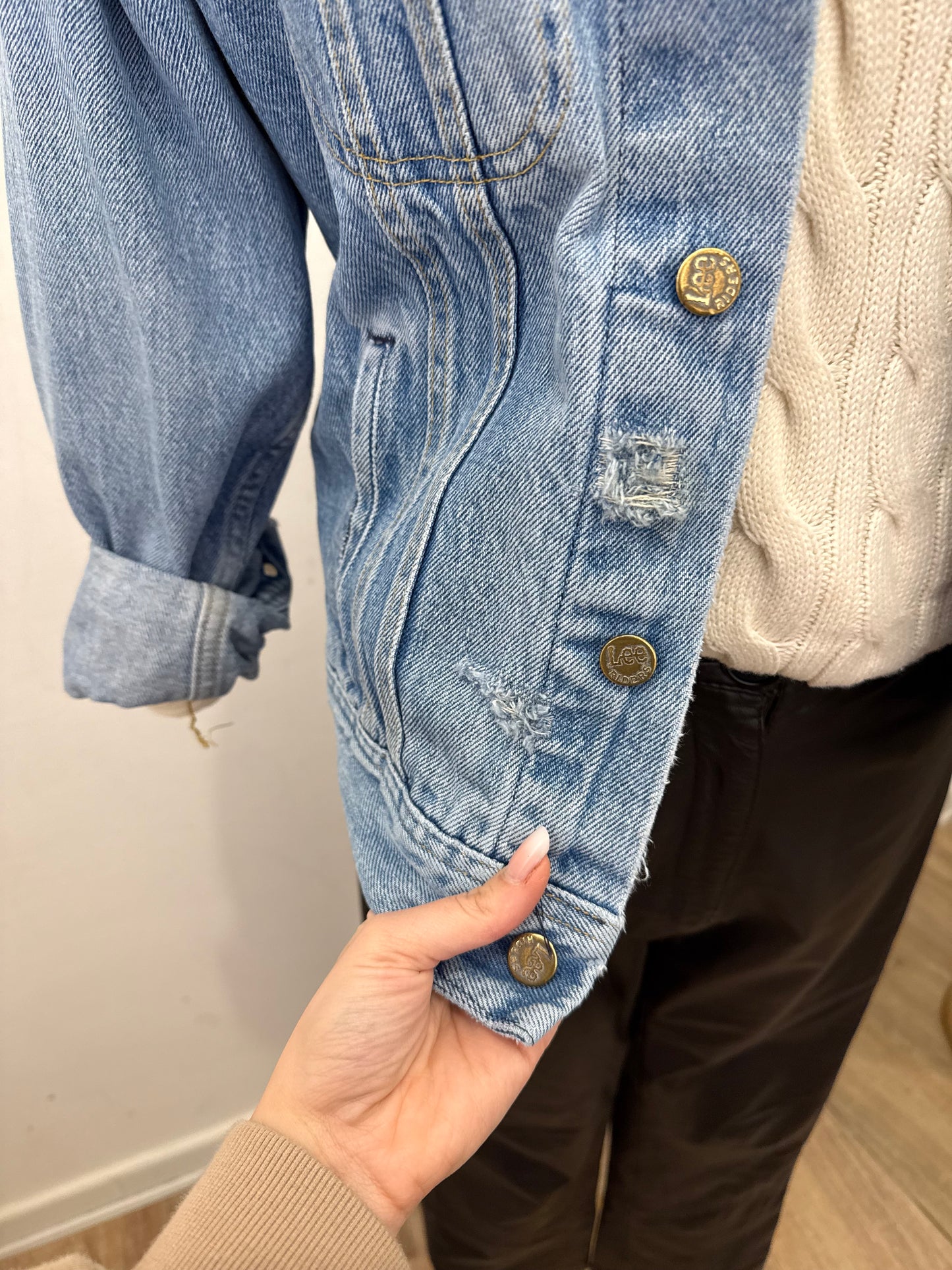 Giacca di Jeans Lee unisex Vintage
