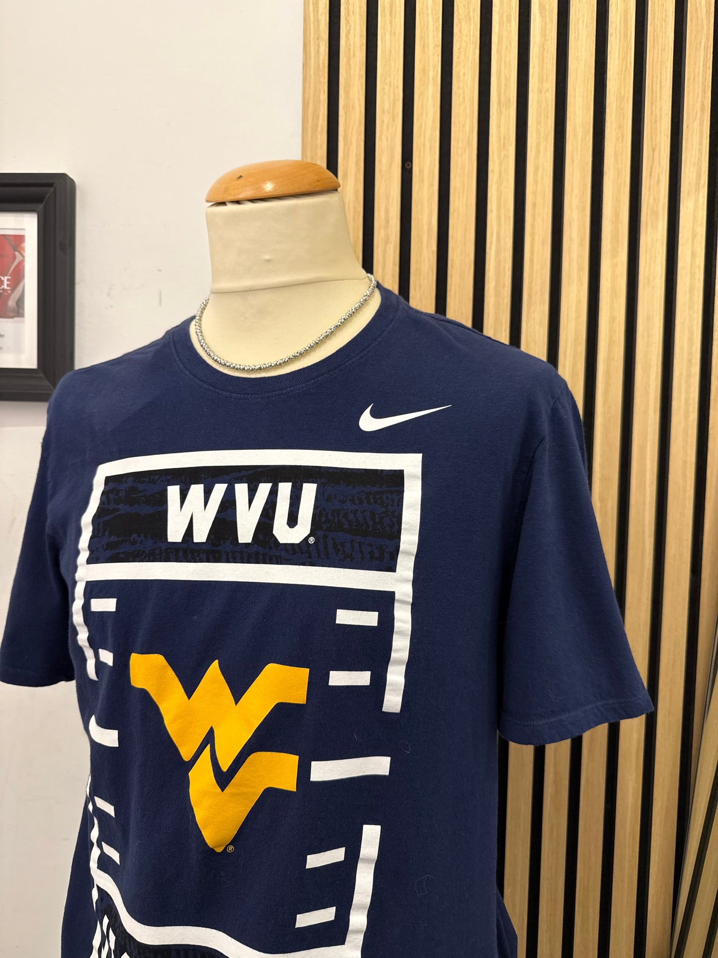 T-Shirt Nike l WVU Mountaineers - Blu Navy