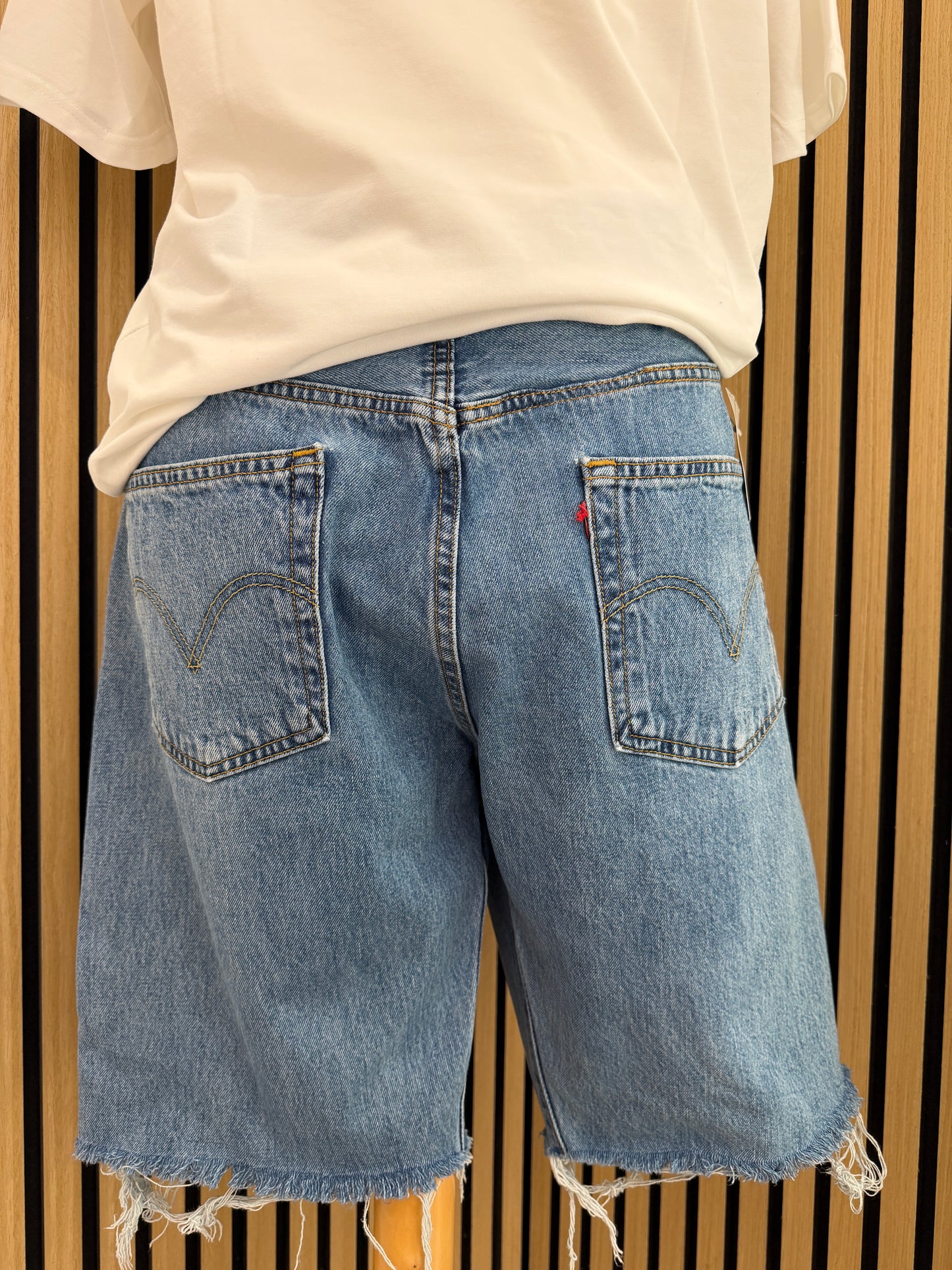 Shorts in Jeans Levi's 501 Original Custom tg50/52 ita
