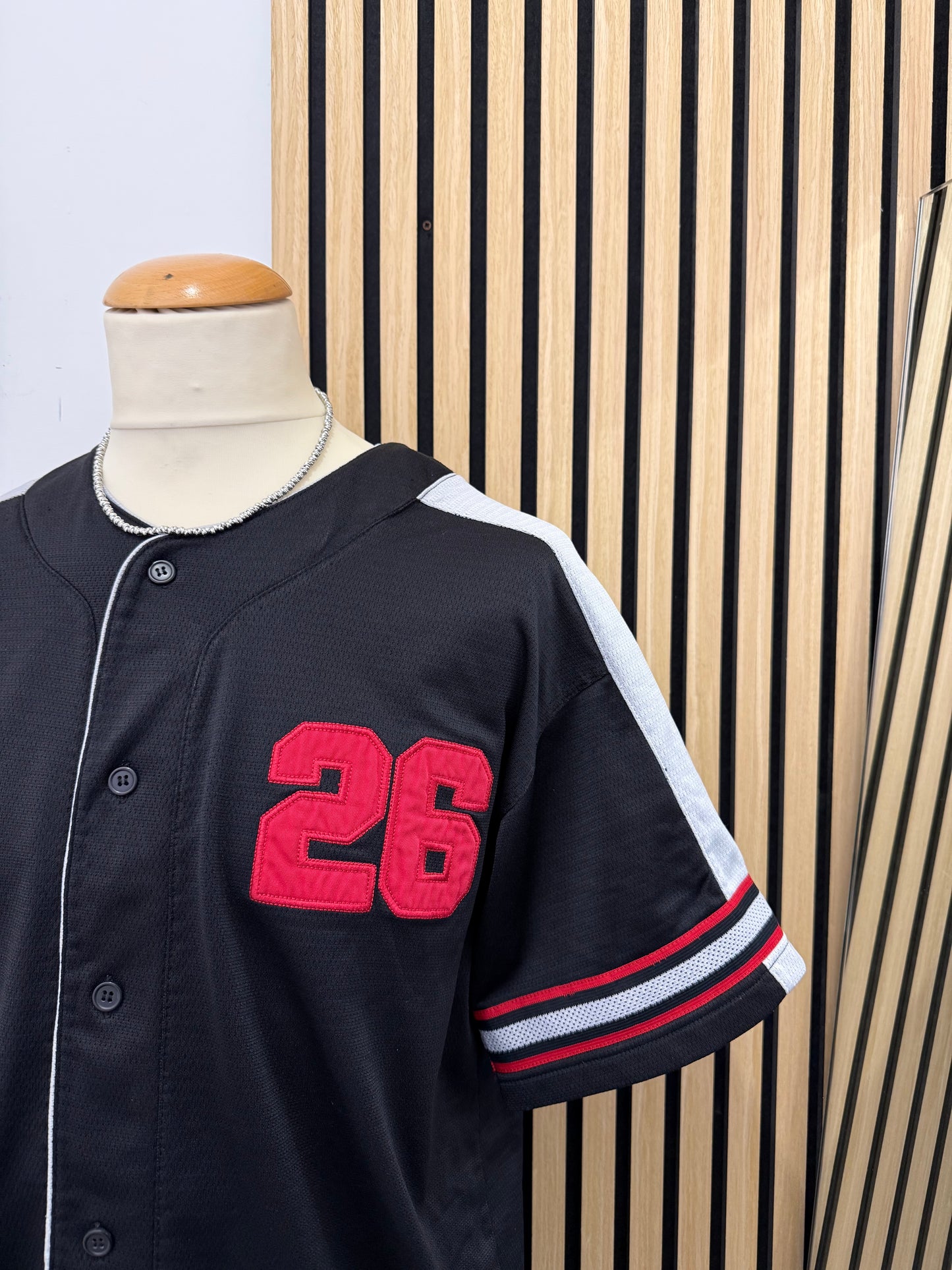 Baseball Jersey Vintage Nera #26 - Athletic Works
