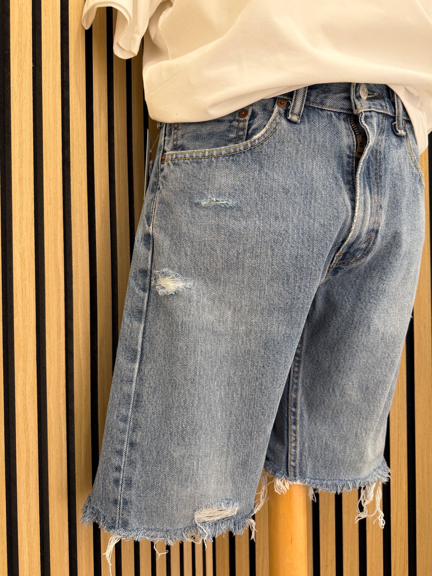 Bermuda in Denim Levi's 501 Vintage tg 44-46 ita