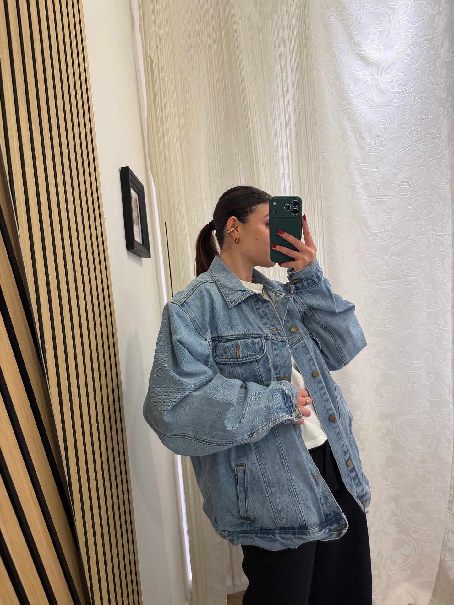 Wrangler Rugged Wear Denim Jacket – Light Wash Unisex Oversize