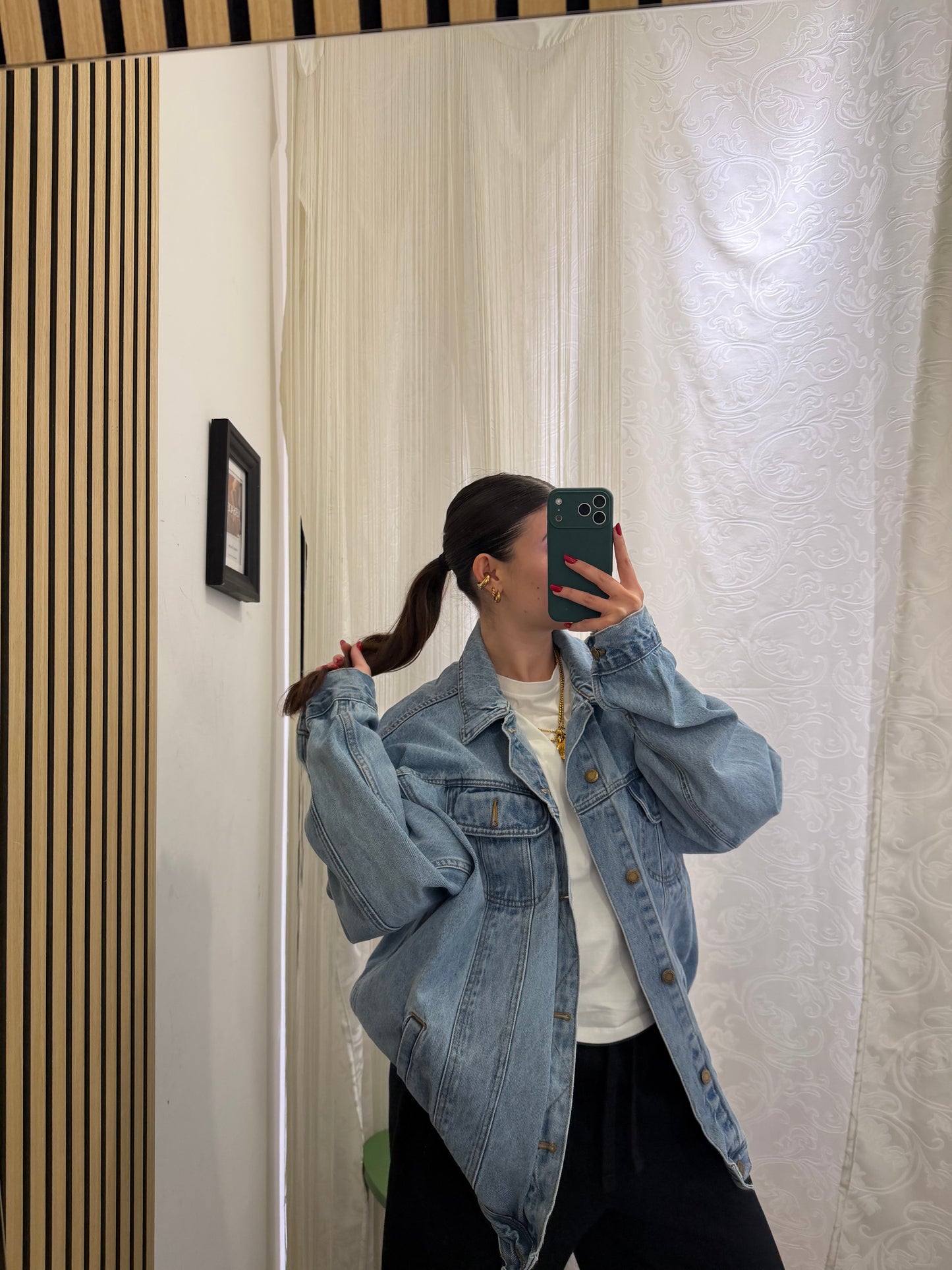 Wrangler Rugged Wear Denim Jacket – Light Wash Unisex Oversize