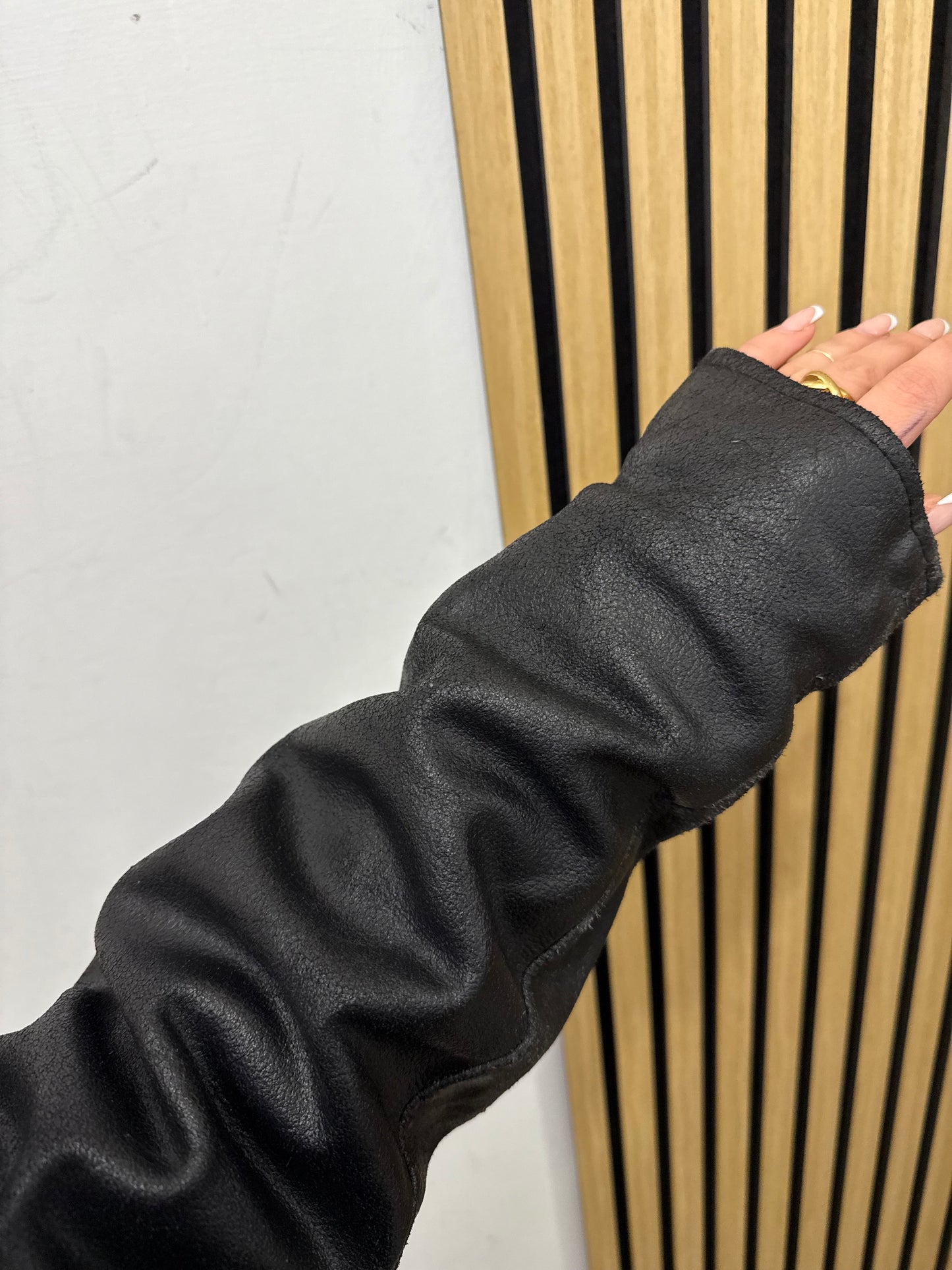 Chiodo in vera pelle, unisex