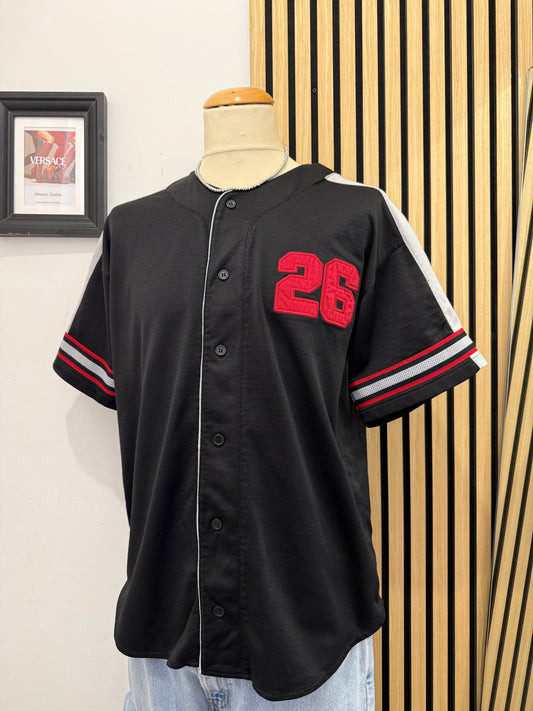 Baseball Jersey Vintage Nera #26 - Athletic Works