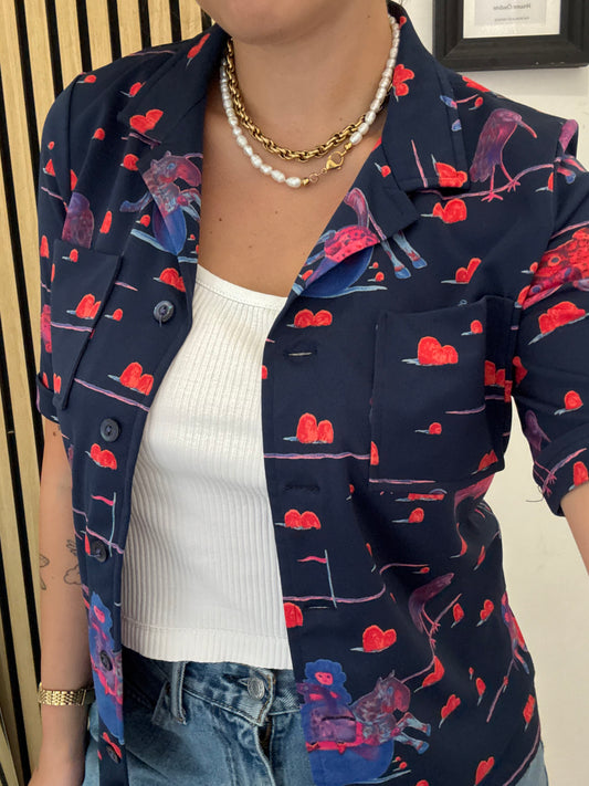 Camicia Vintage a fantasia