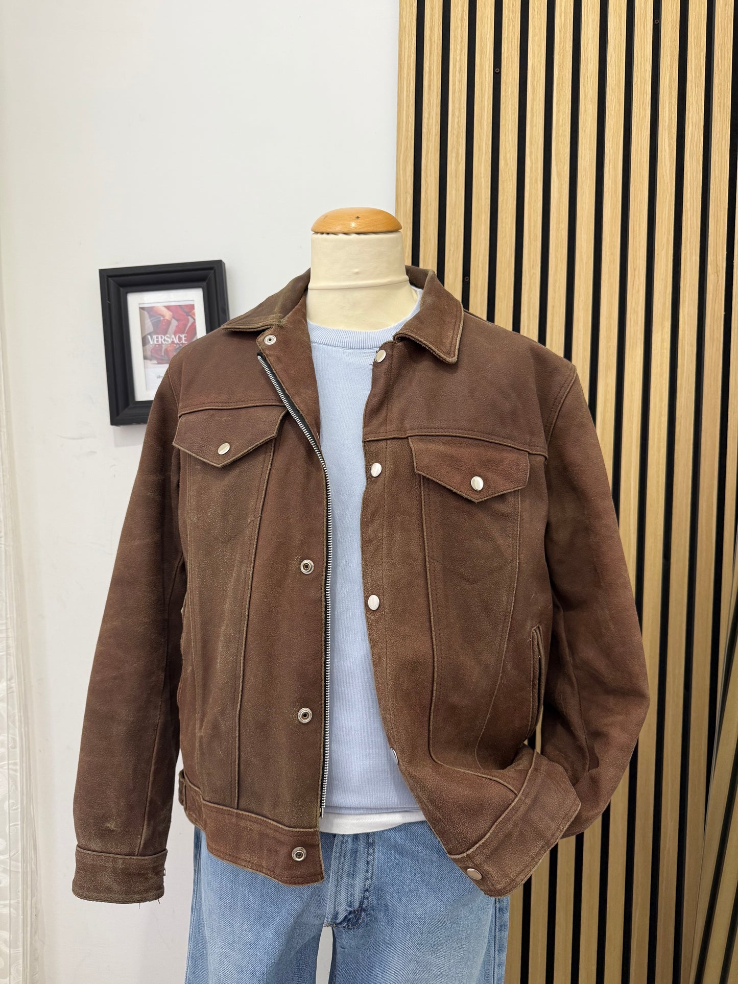 Giacca in Vera Pelle unisex Trapuntata