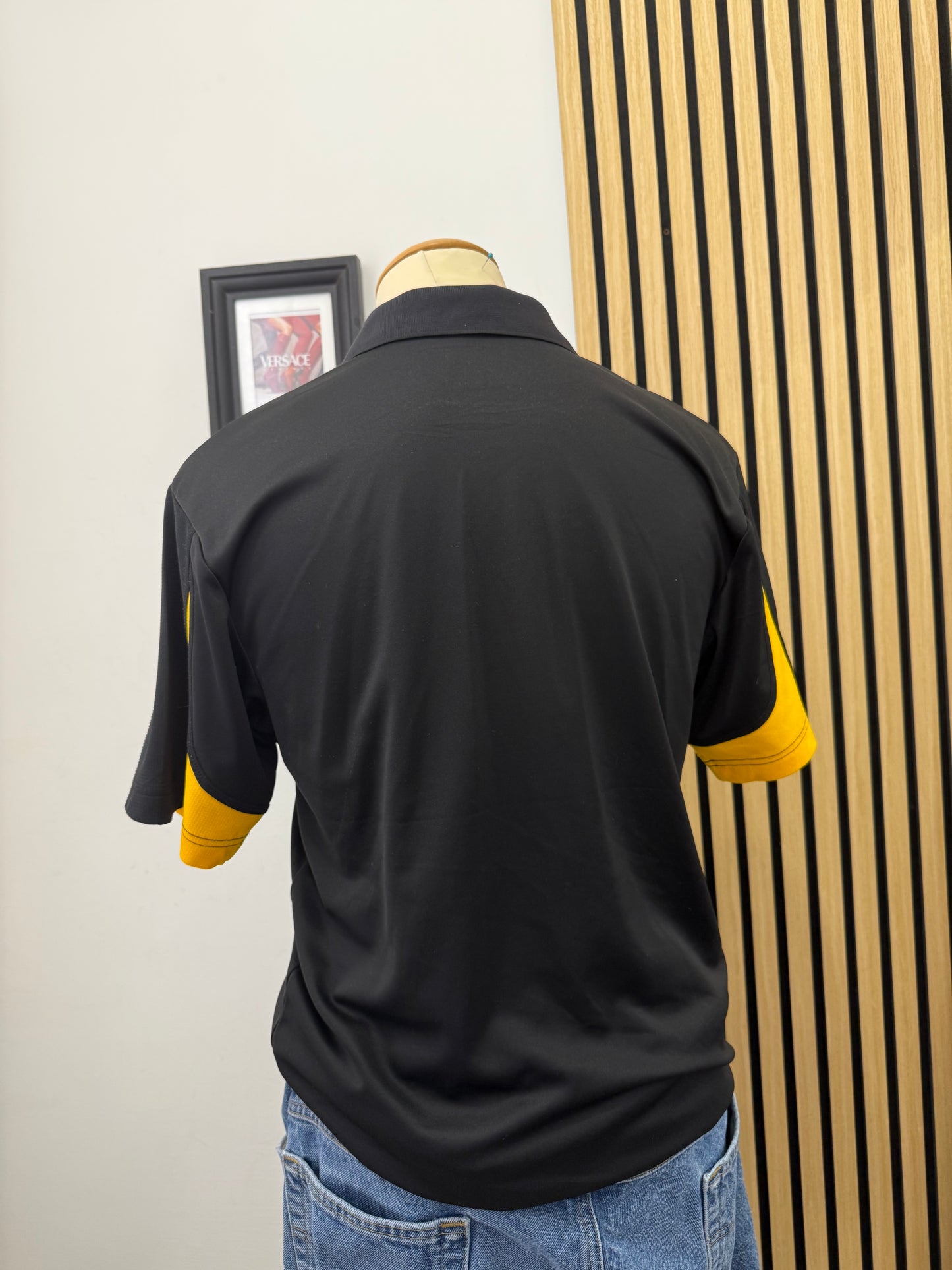 Polo ufficiale Pittsburgh Steelers – NFL Team Apparel – Nero e Giallo