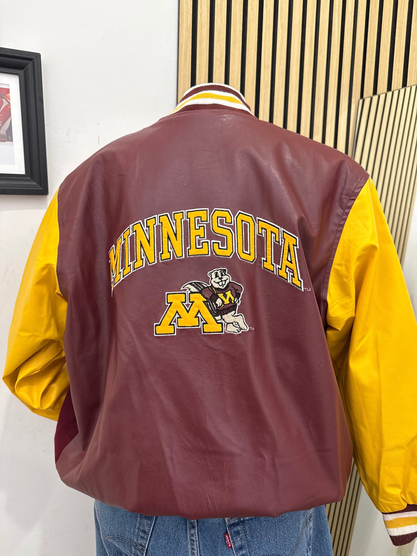 Giacca Varsity Vintage Minnesota Golden Gophers by Steve & Barry's
