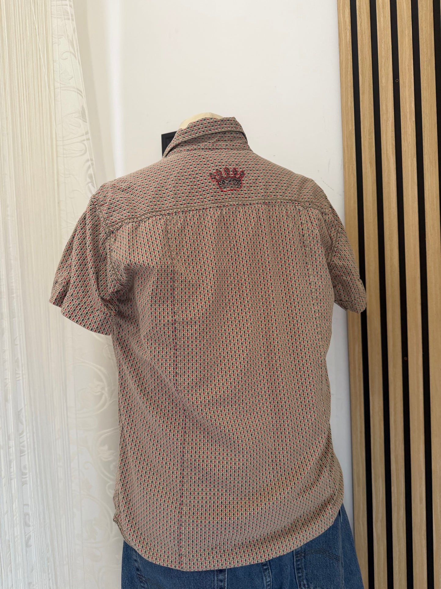 Camicia Vintage a fantasia S slim