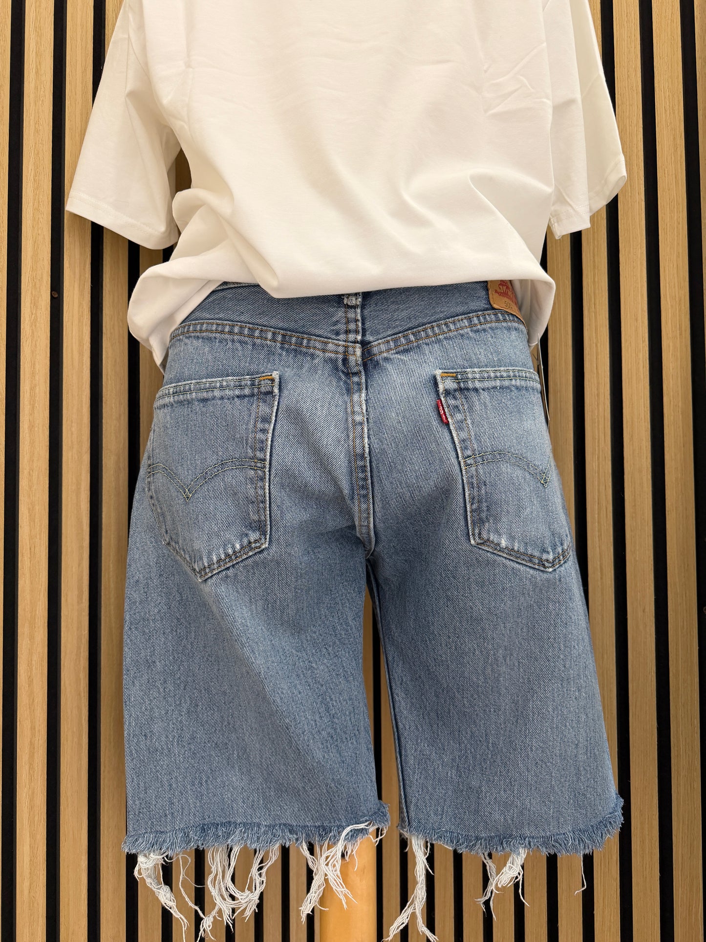 Bermuda in Denim Levi's 501 Vintage tg 44-46 ita