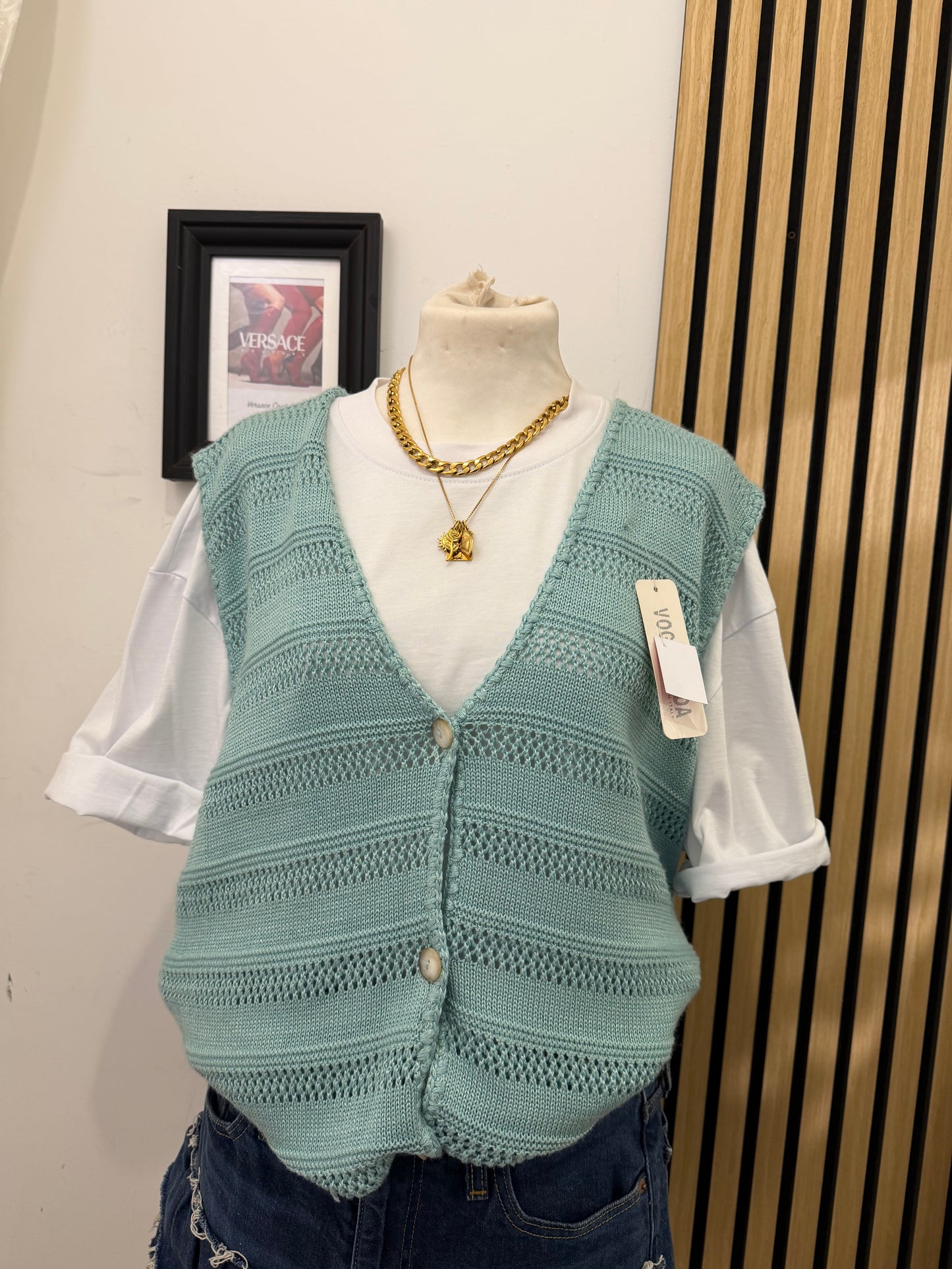 Gilet in Filo Vintage (Nuovo etichettato)