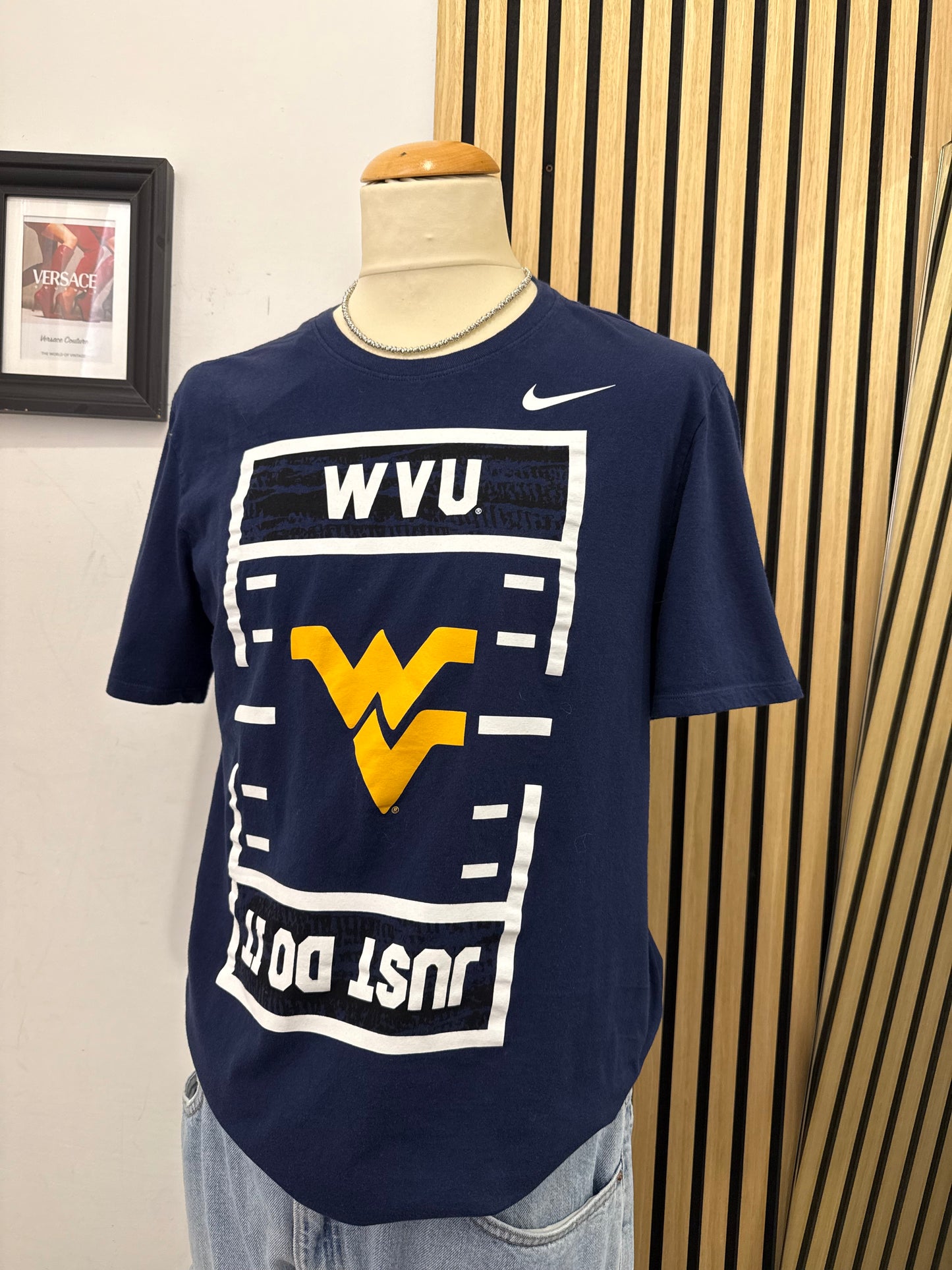 T-Shirt Nike l WVU Mountaineers - Blu Navy