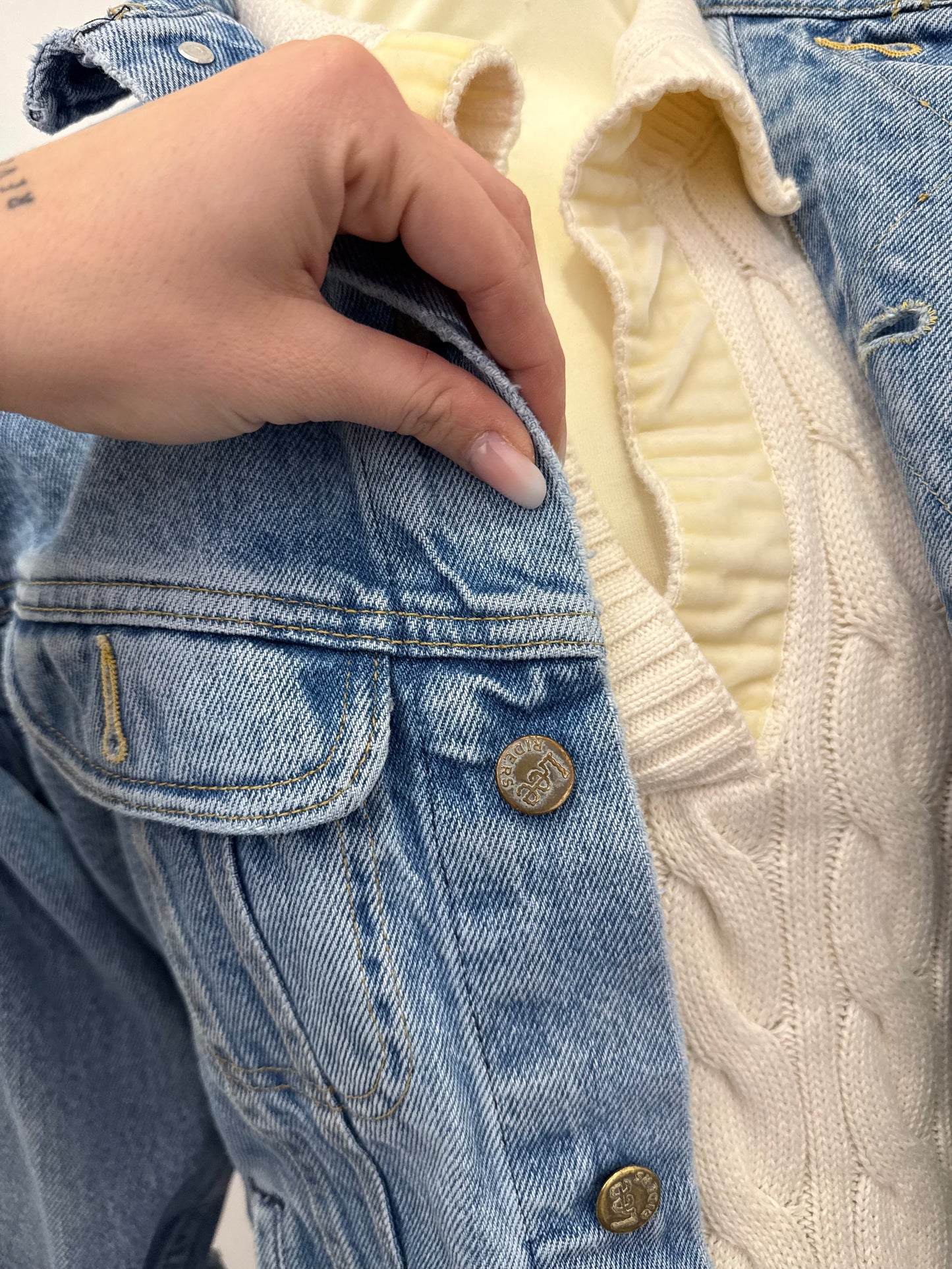 Giacca di Jeans Lee unisex Vintage