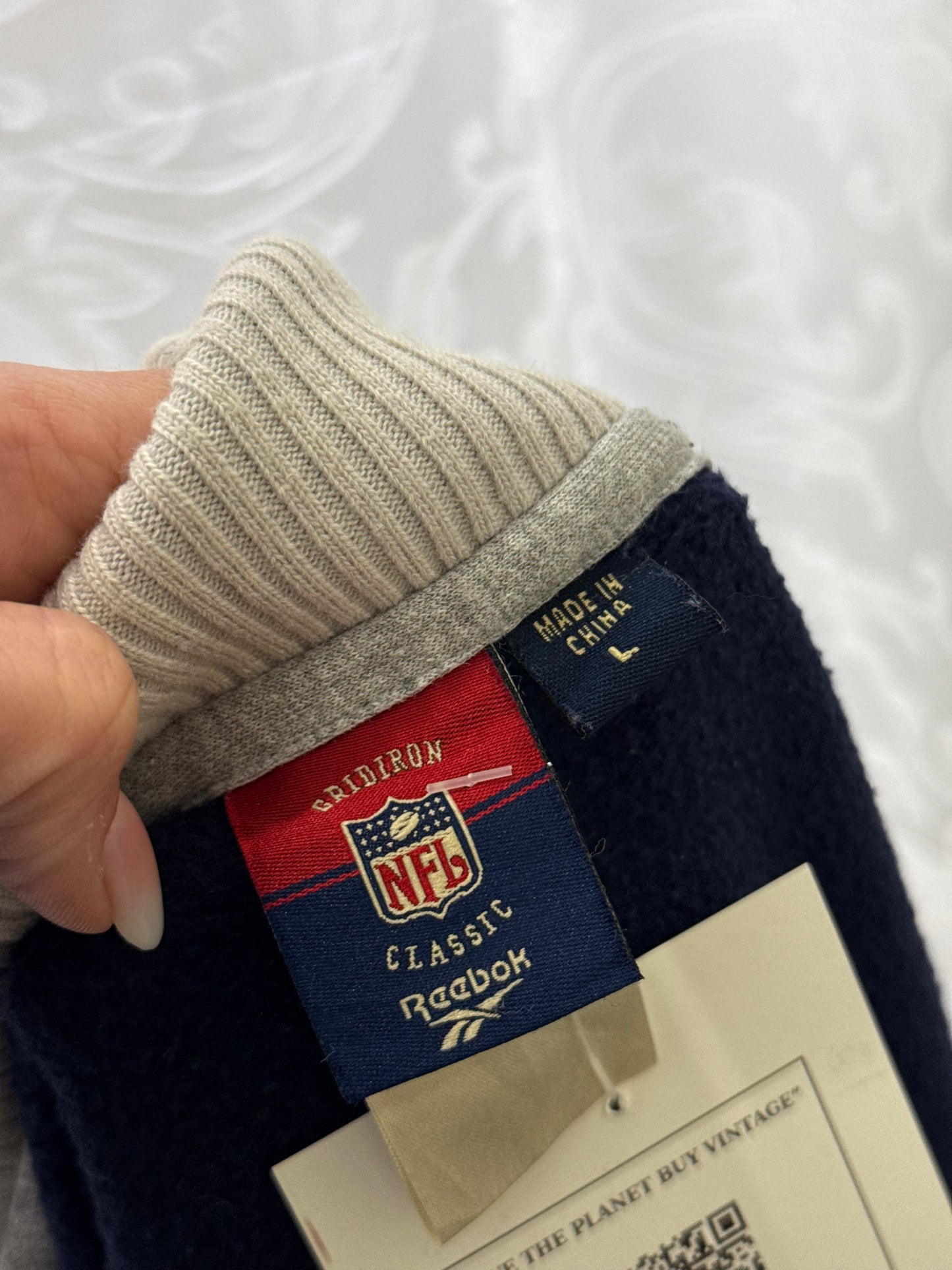 Felpa Vintage New England Patriots – Reebok NFL Classic