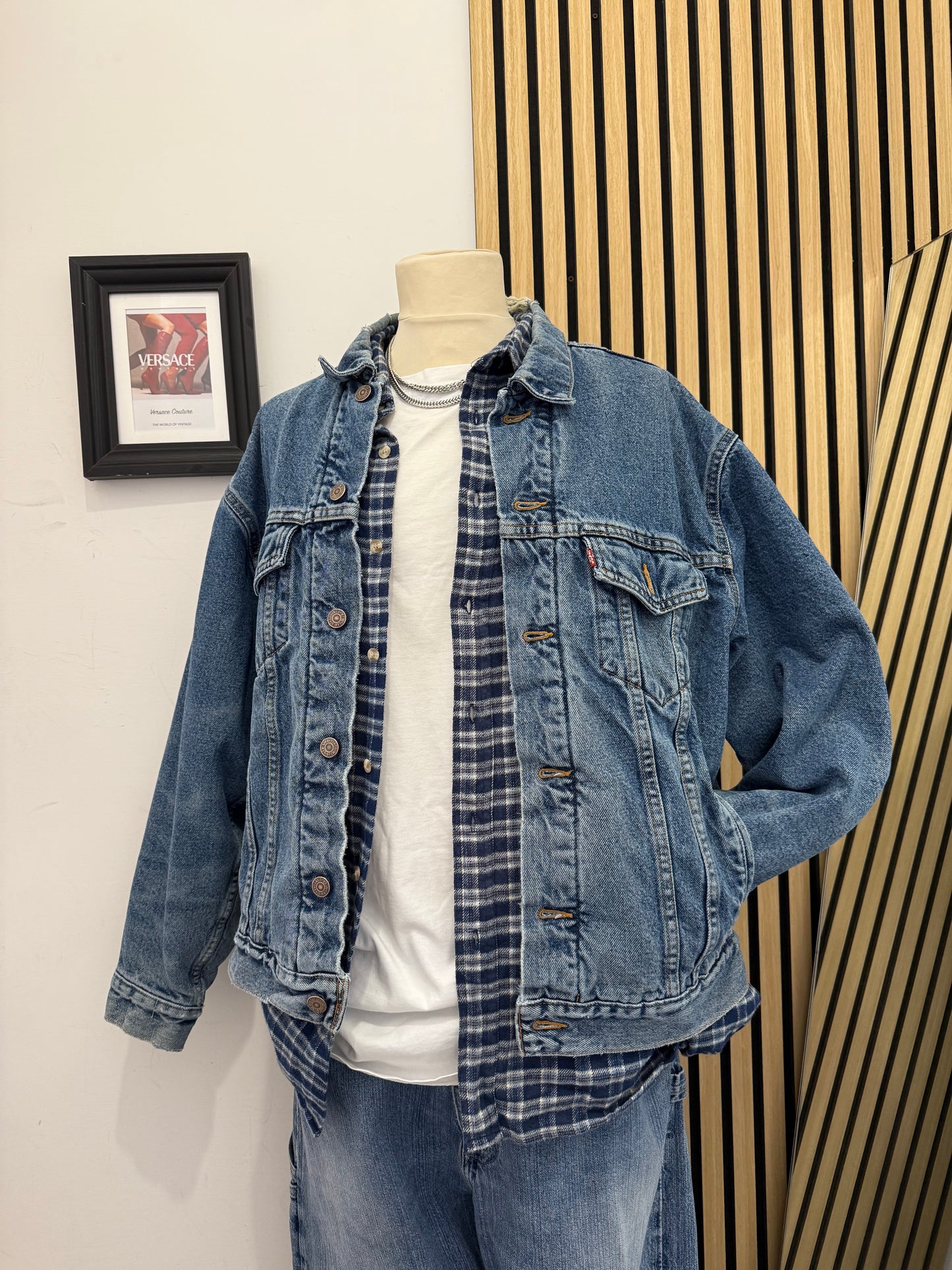 Giacca Levis in Denim imbottita unisex