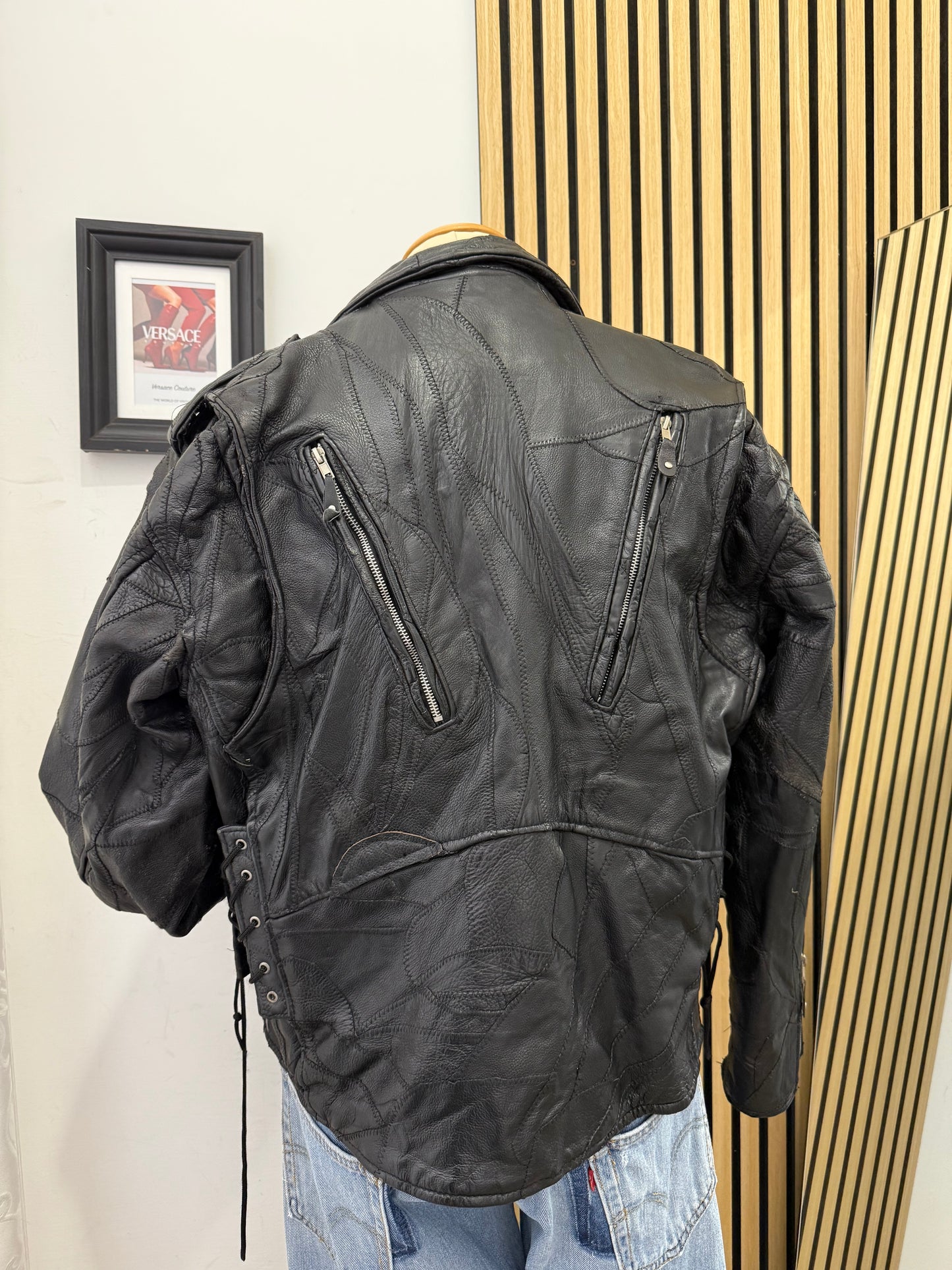 Chiodo in vera pelle, unisex