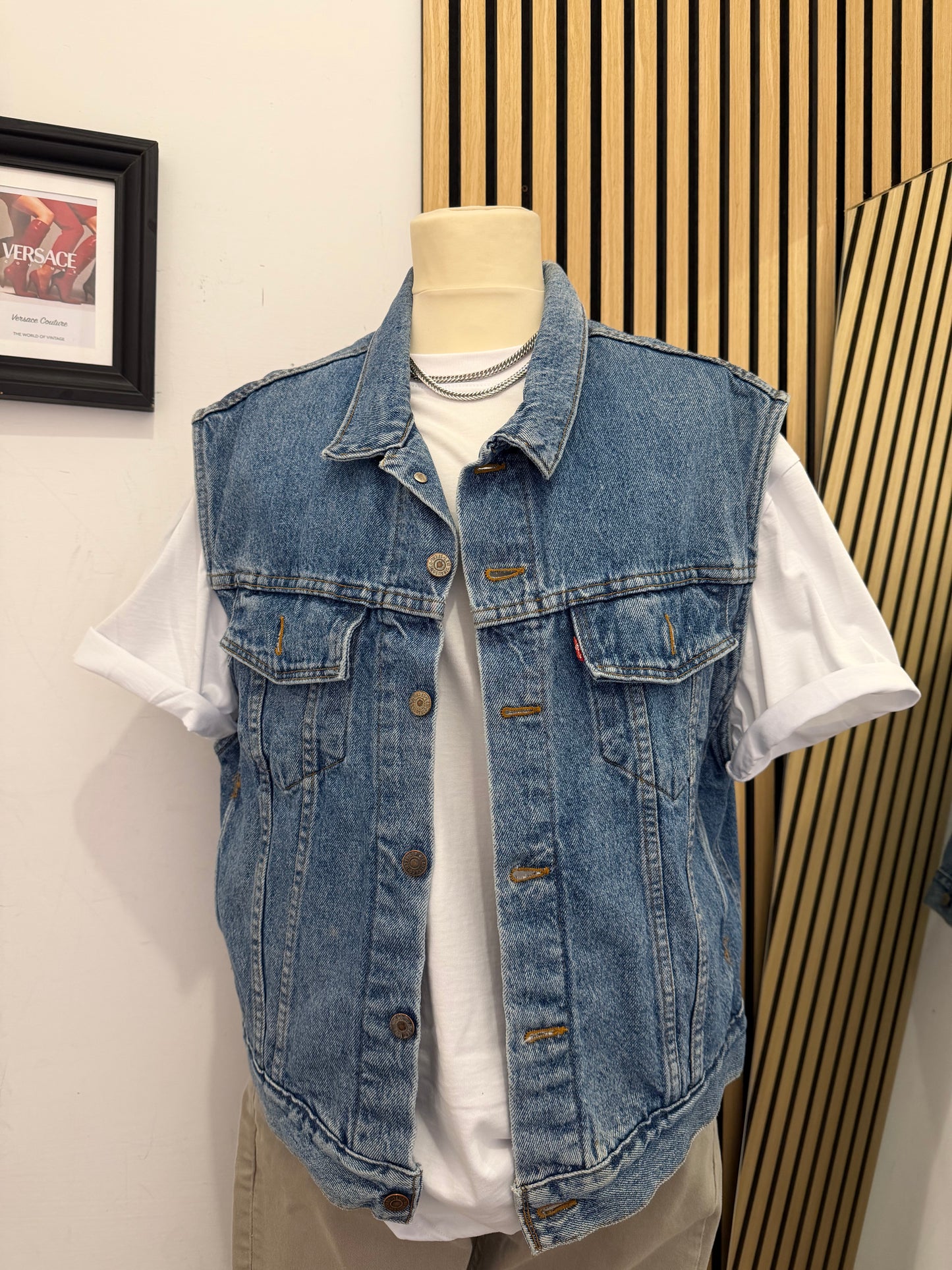 Gilet Levi's Denim – Vintage USA / Unisex