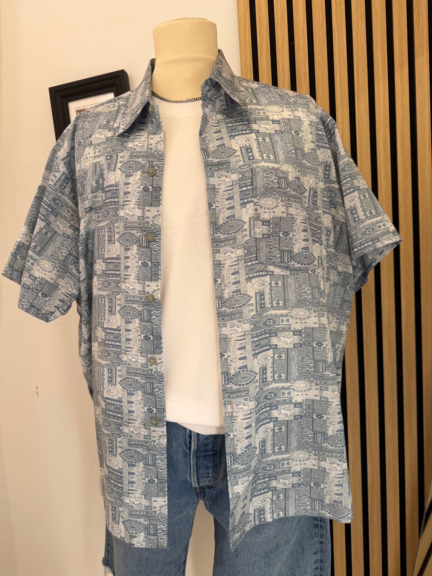 Camicia vintage in seta thailandese