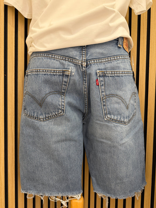 Bermuda in Denim Vintage Levi's 505 tg.50/52 ita