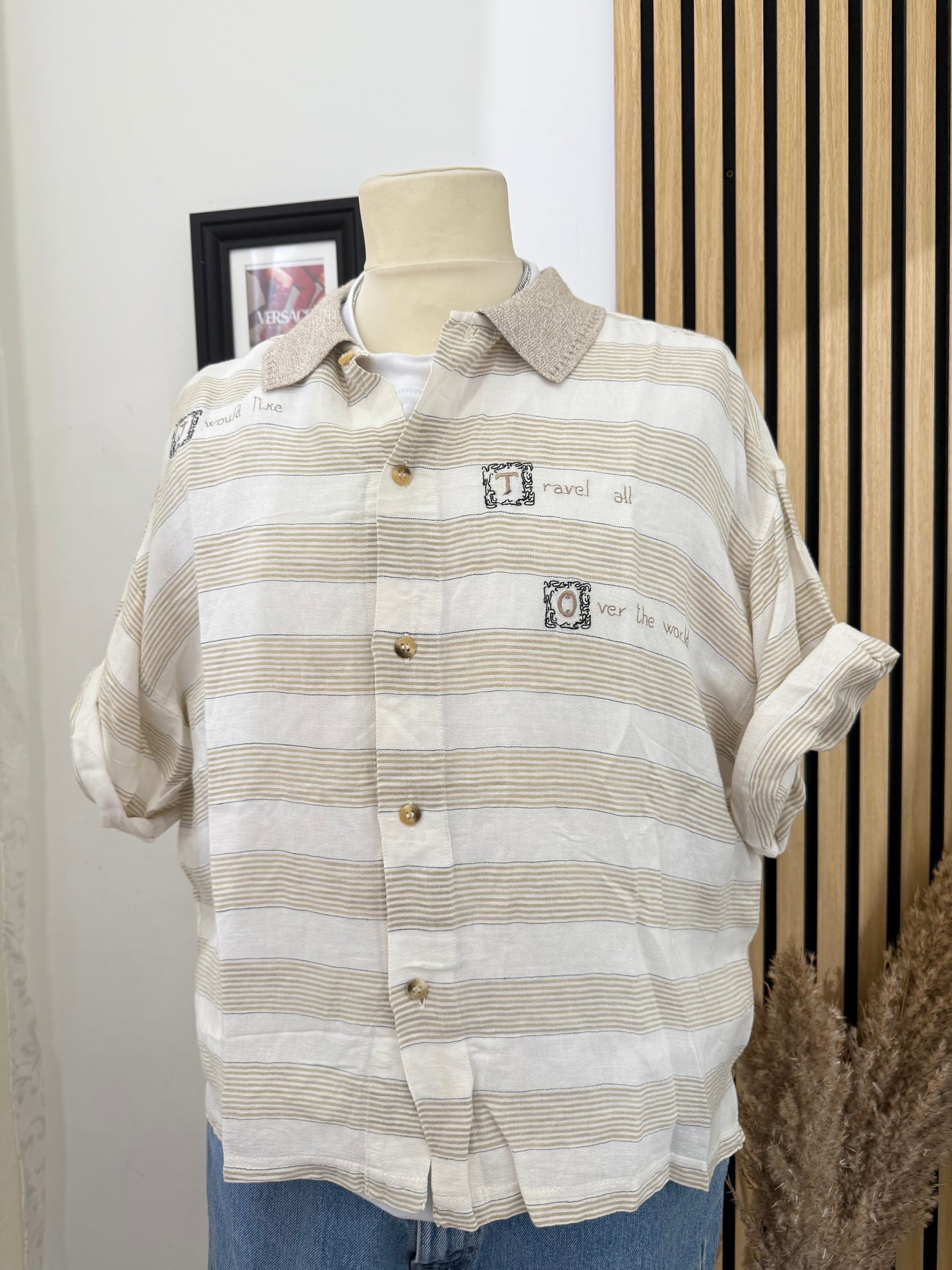 Camicia Vintage cropped fit