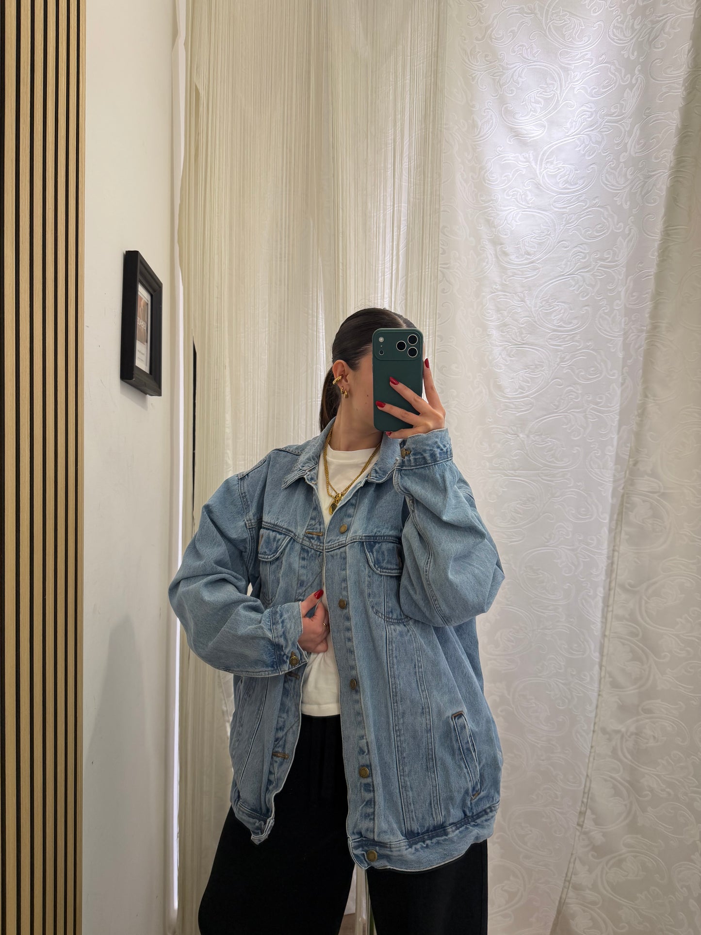 Wrangler Rugged Wear Denim Jacket – Light Wash Unisex Oversize