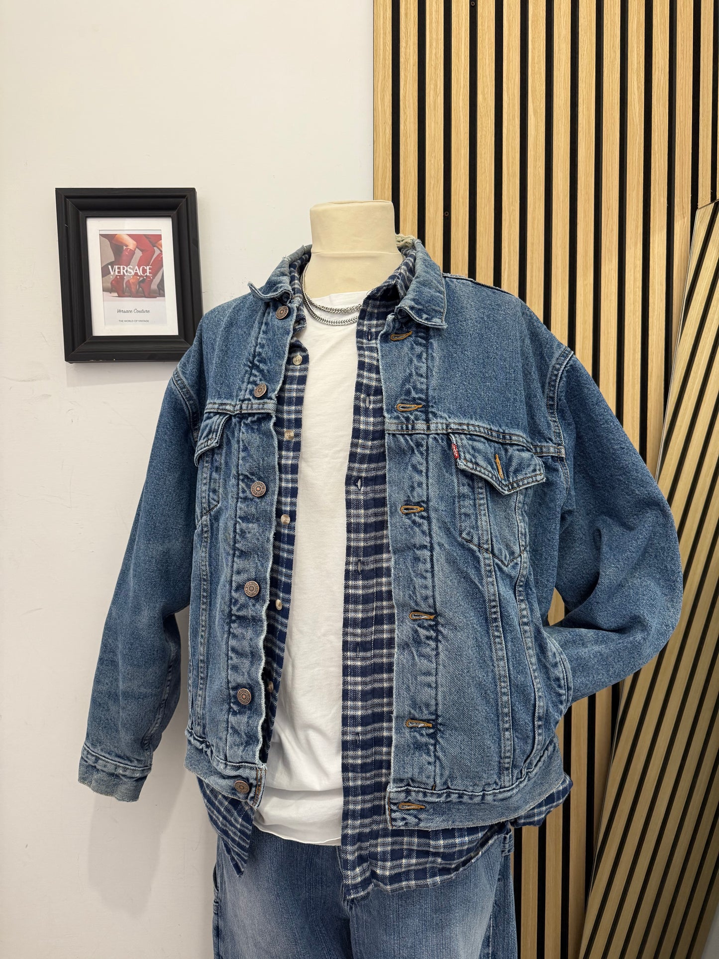 Giacca Levis in Denim imbottita unisex