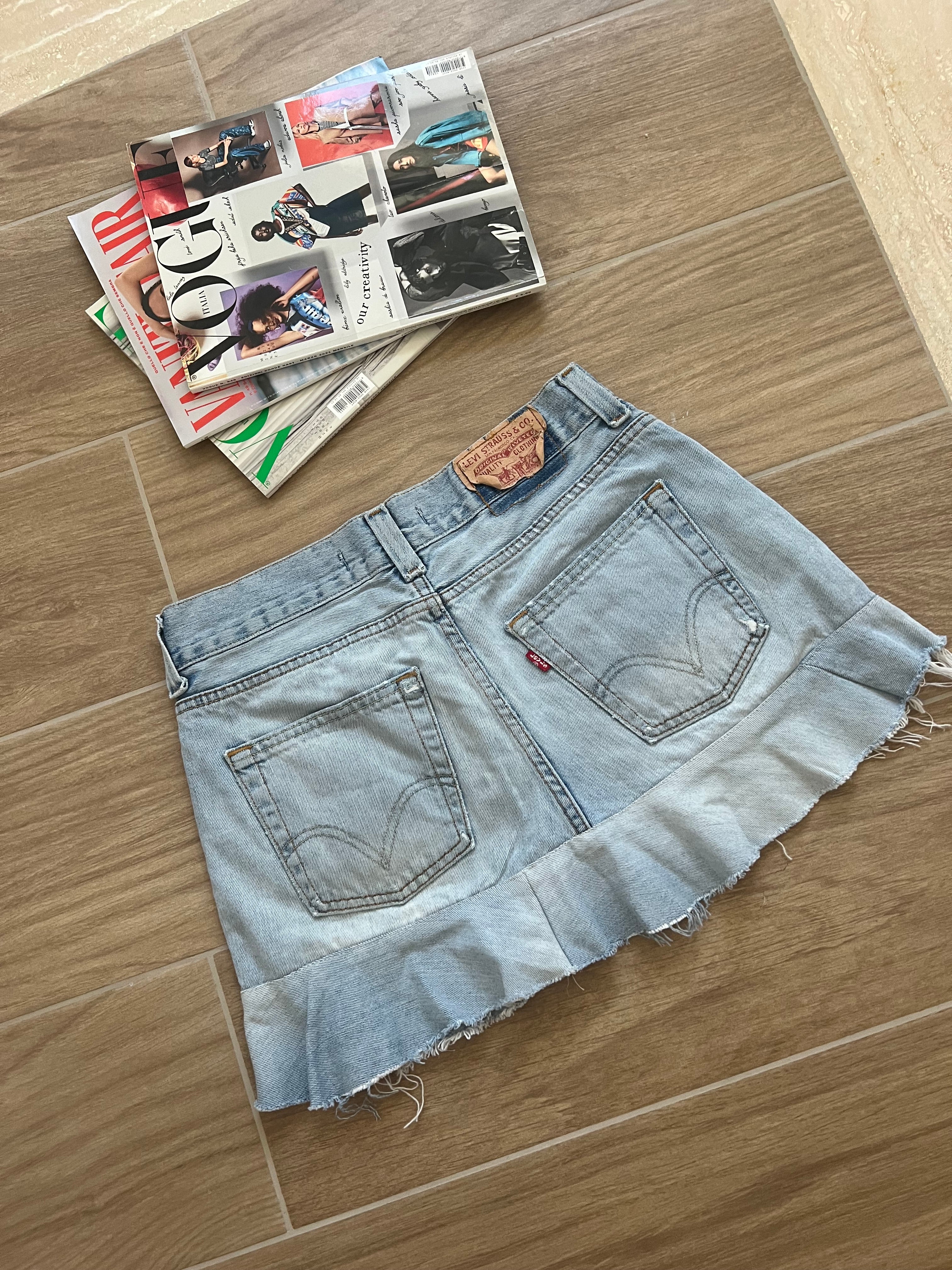 Mini Gonna anni 2000 Levi’s custom