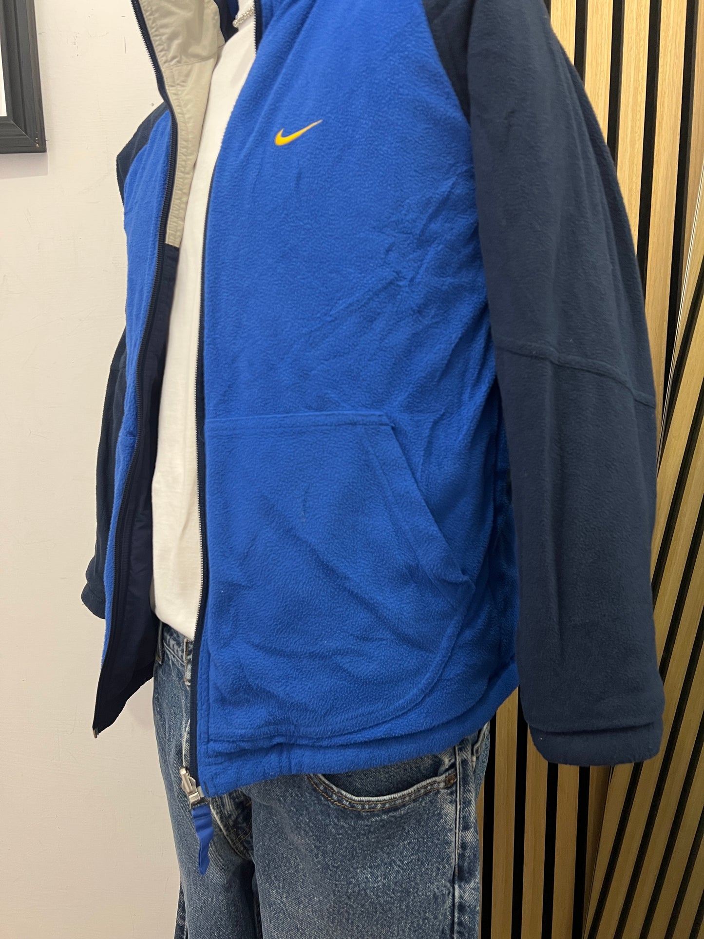 Giacca Nike Vintage Reversibile – Blu/Navy