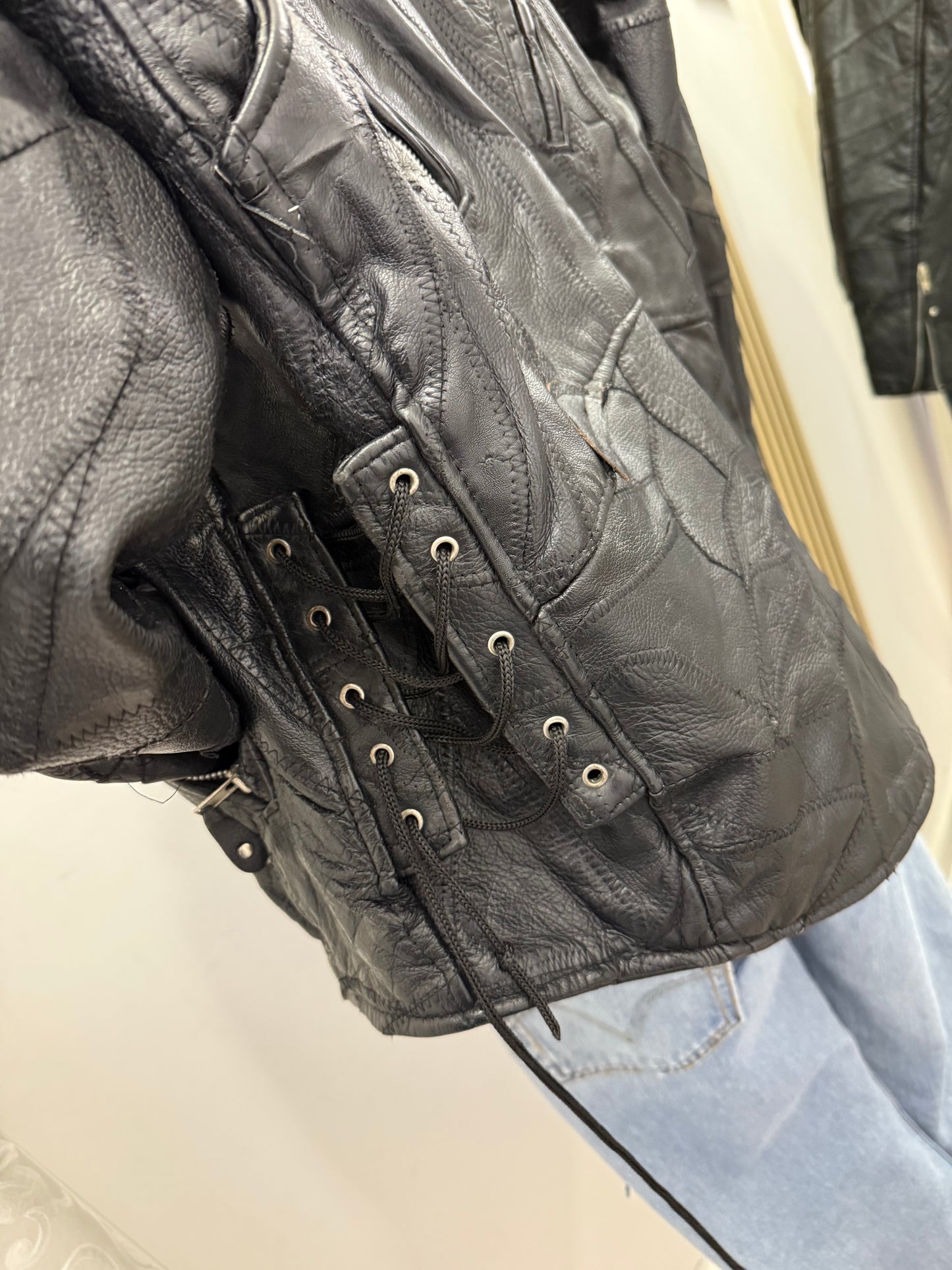 Chiodo in vera pelle, unisex