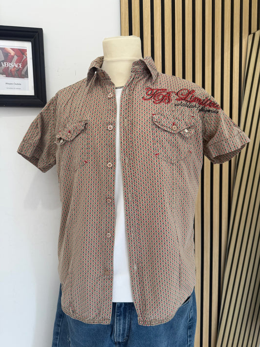 Camicia Vintage a fantasia S slim