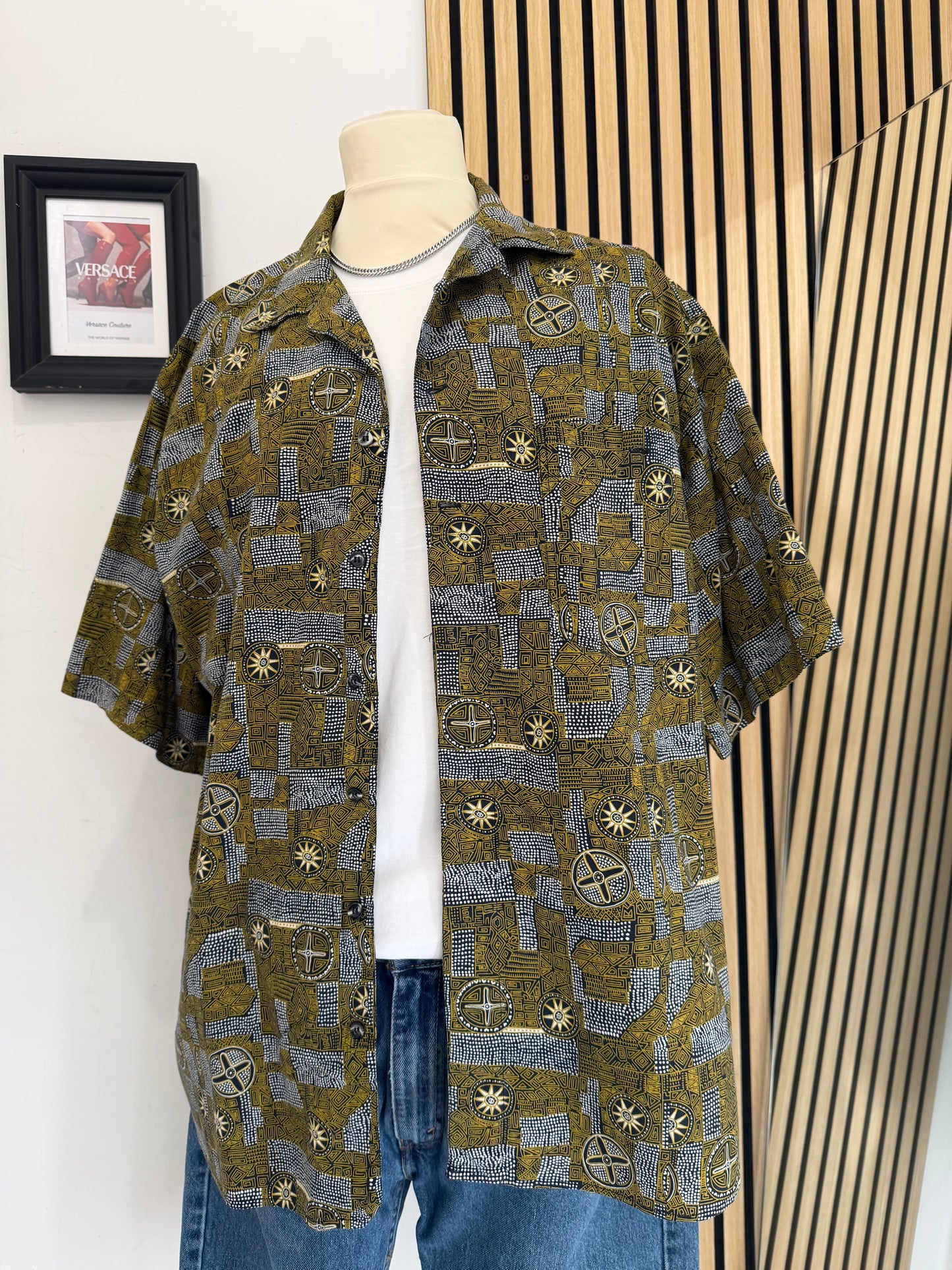 Camicia Vintage a fantasia XL