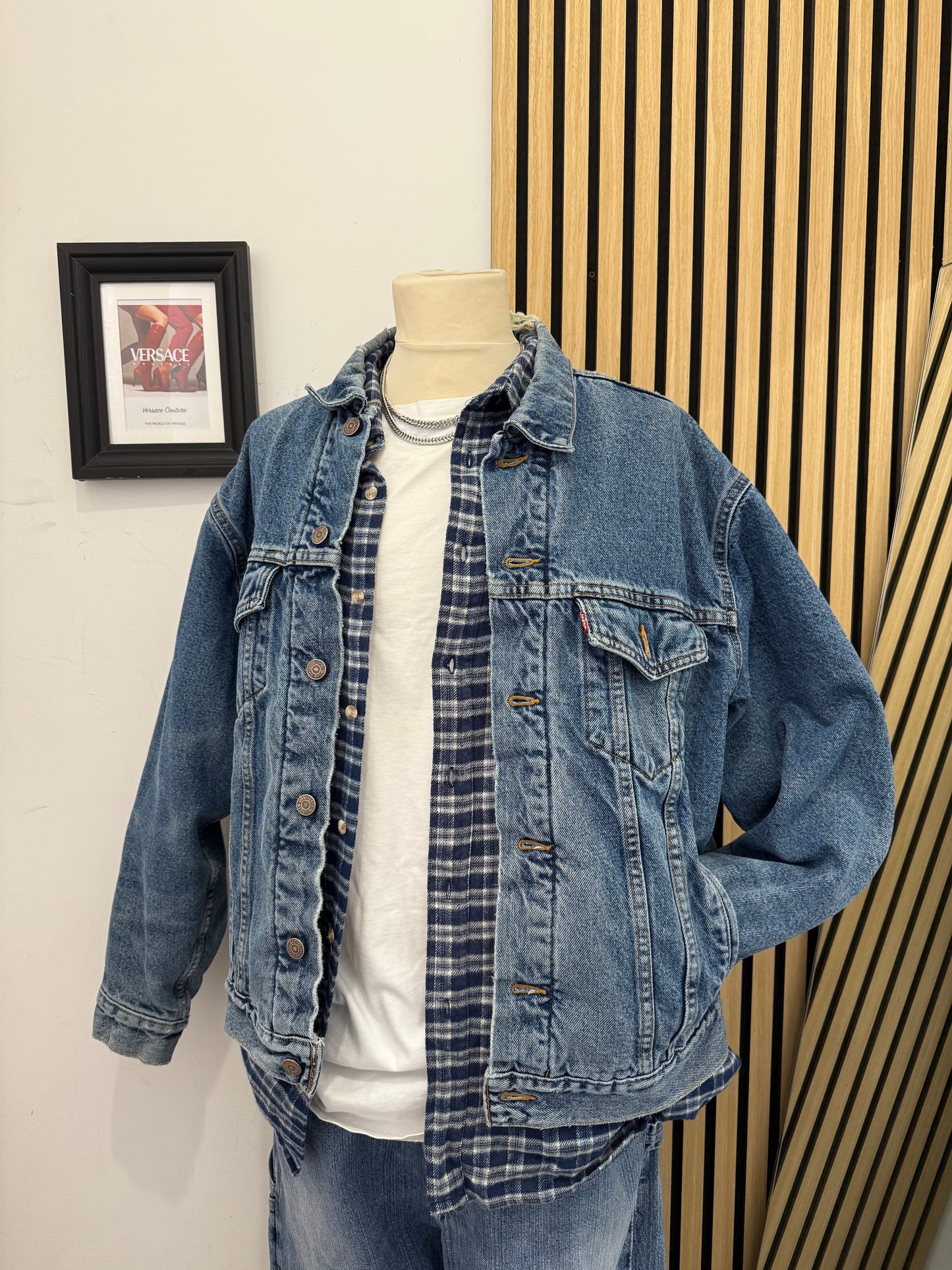 Giacca Levis in Denim imbottita unisex