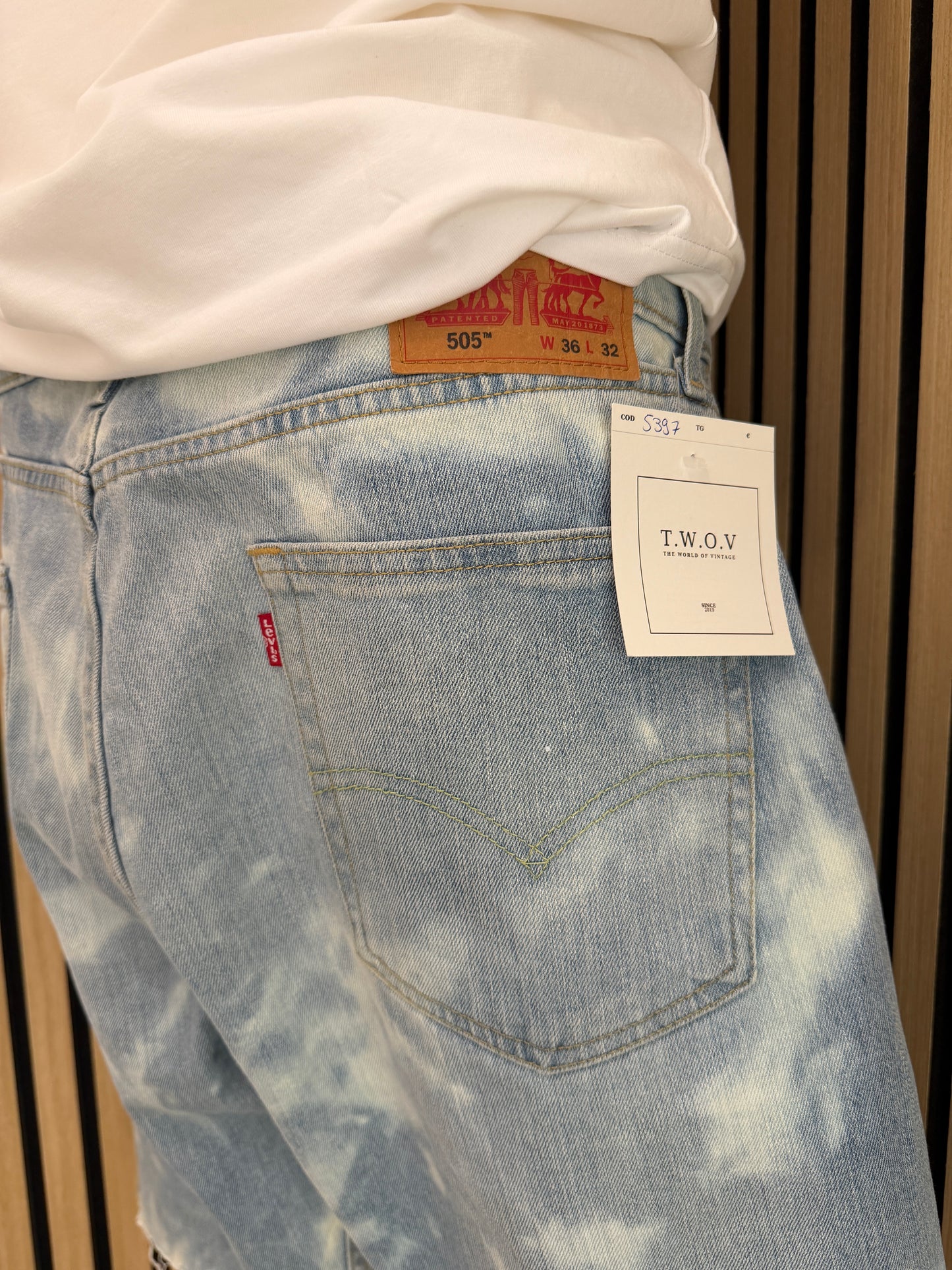 Bermuda Denim Levi's 505 Vintage tg. 48/50 ita