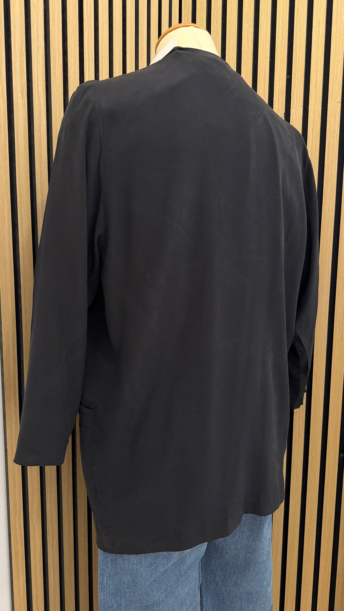 Blazer / Giacca Vintage in Seta 100% CINO ZOIS – Taglia 44