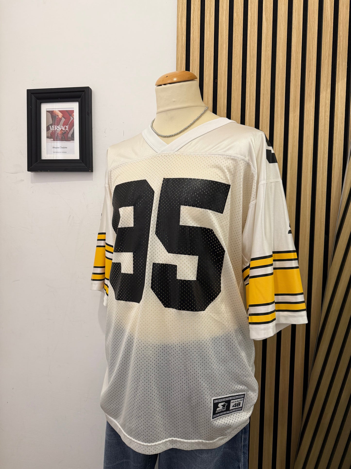 Vintage Starter NFL Jersey Lloyd #95 - White/Yellow/Black