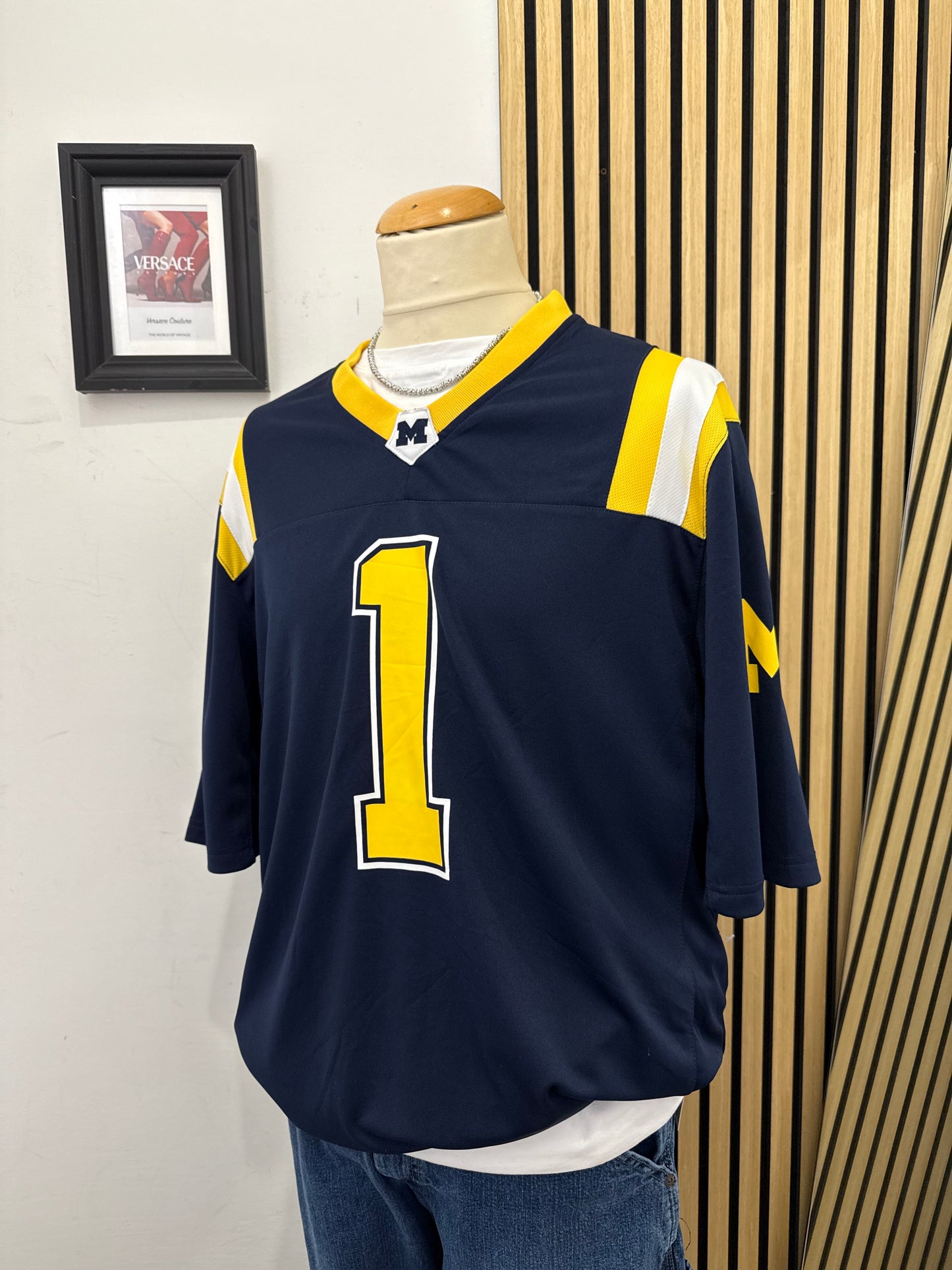 Maglia Michigan Vintage Colosseum Numero 1 - Taglia L