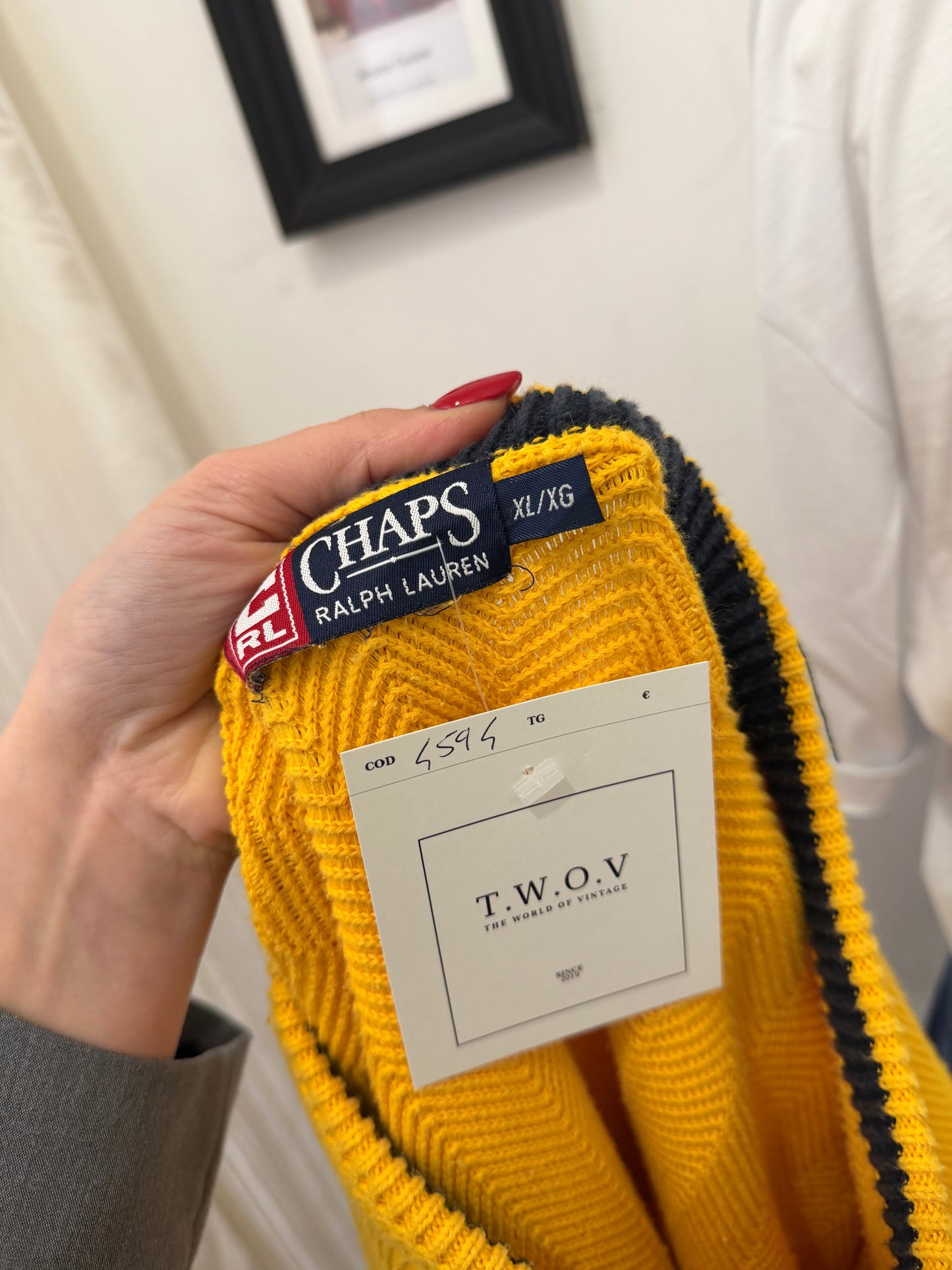 Maglione Chaps Ralph lauren Vintage unisex