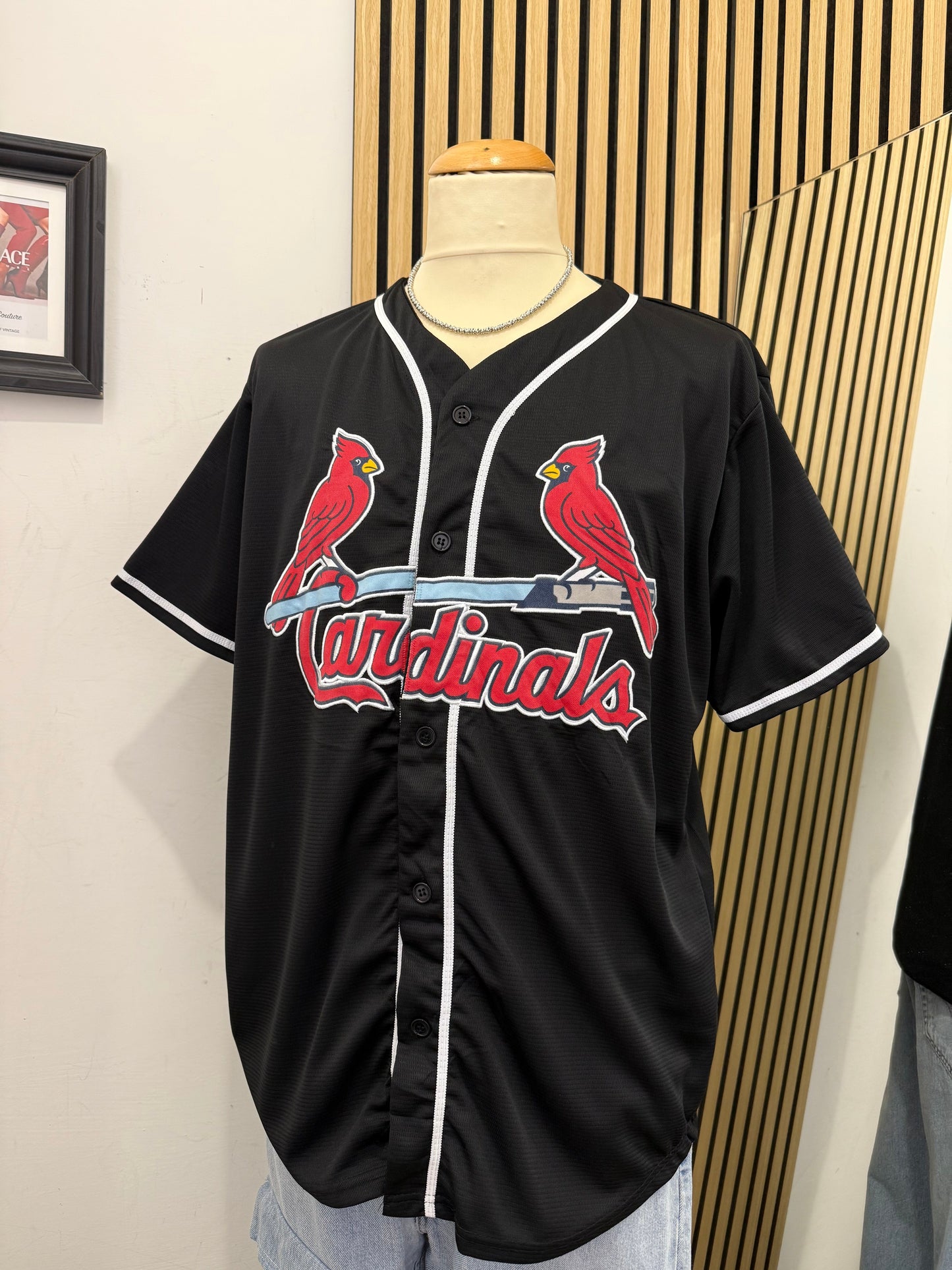 Cardinals x Star Wars Baseball Jersey - Busch Stadium Night