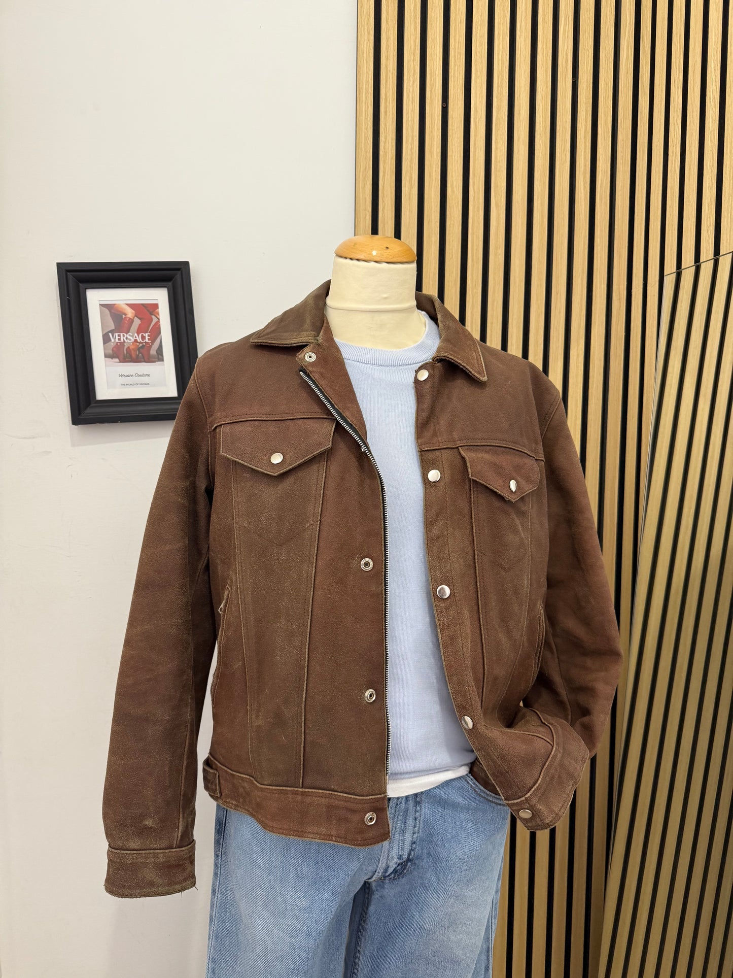 Giacca in Vera Pelle unisex Trapuntata