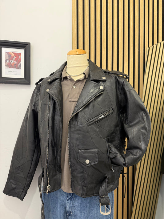 Chiodo Buffalo Leather in vera pelle, unisex