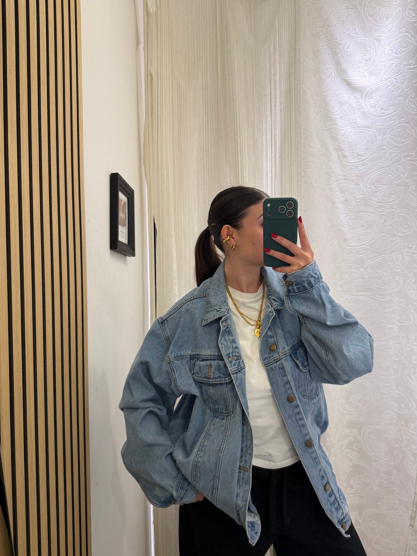 Wrangler Rugged Wear Denim Jacket – Light Wash Unisex Oversize