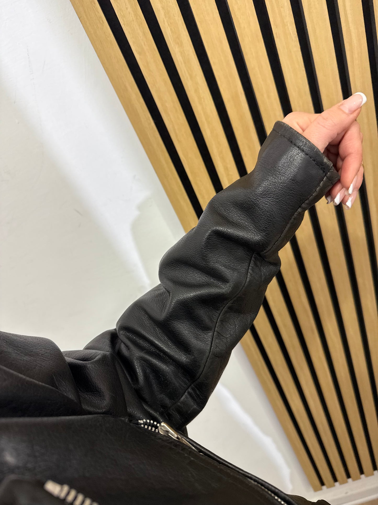 Chiodo in vera pelle, unisex