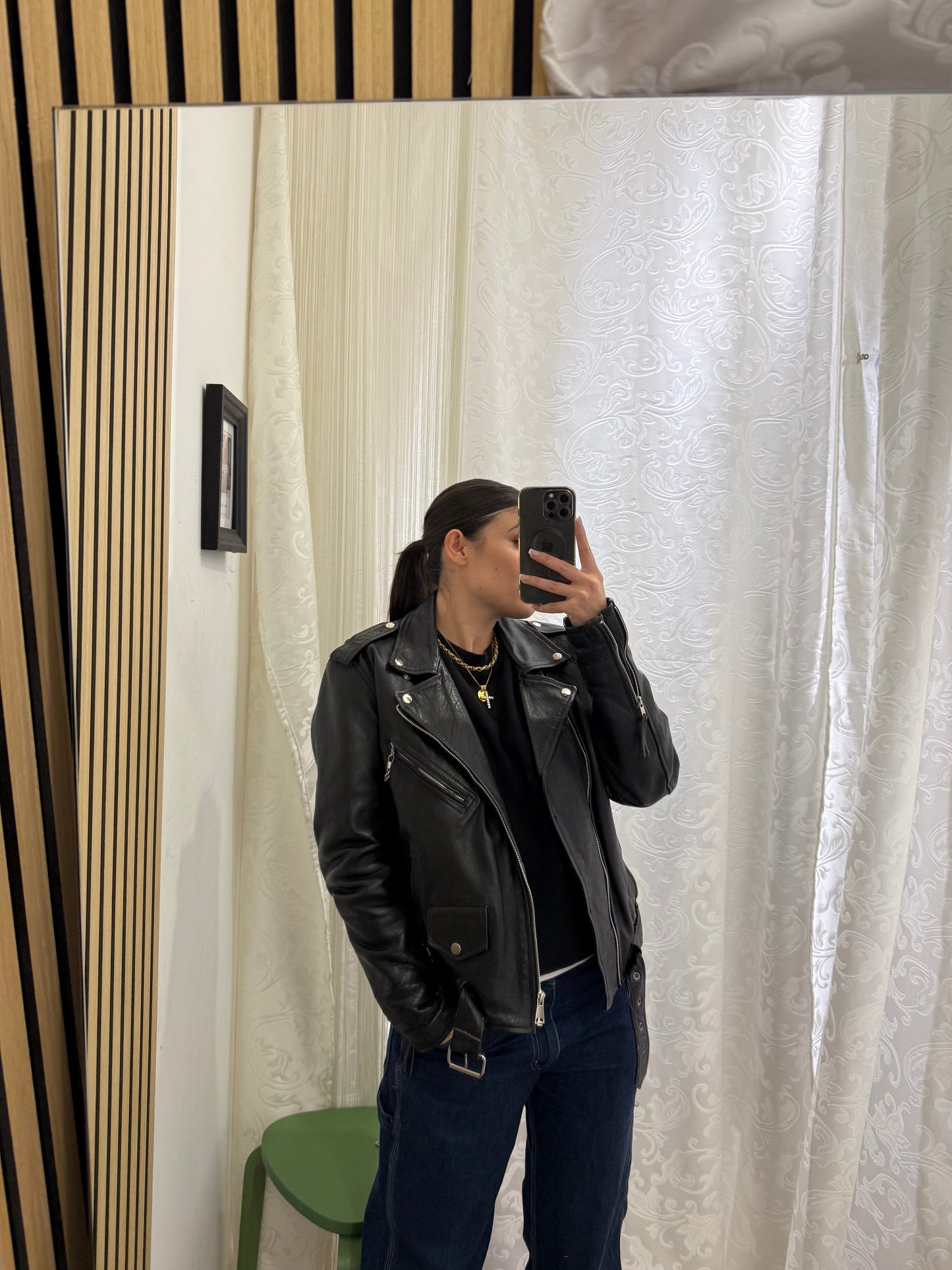 Chiodo in vera pelle