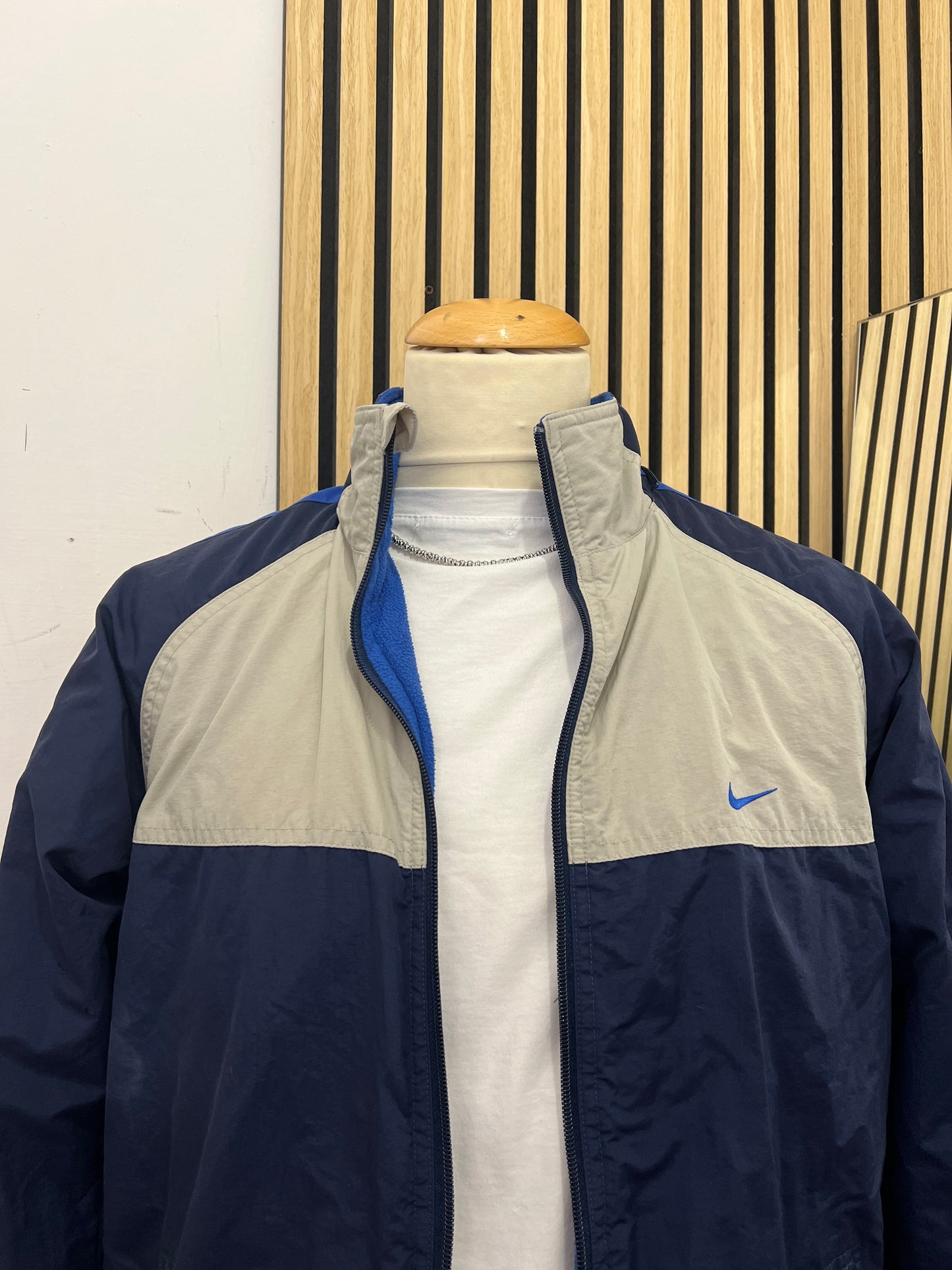 Giacca Nike Vintage Reversibile – Blu/Navy