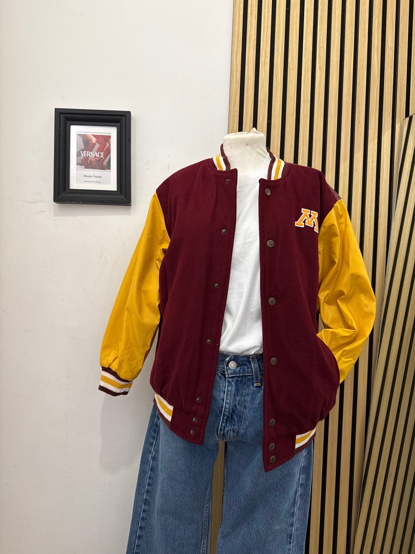 Giacca Varsity Vintage Minnesota Golden Gophers by Steve & Barry's