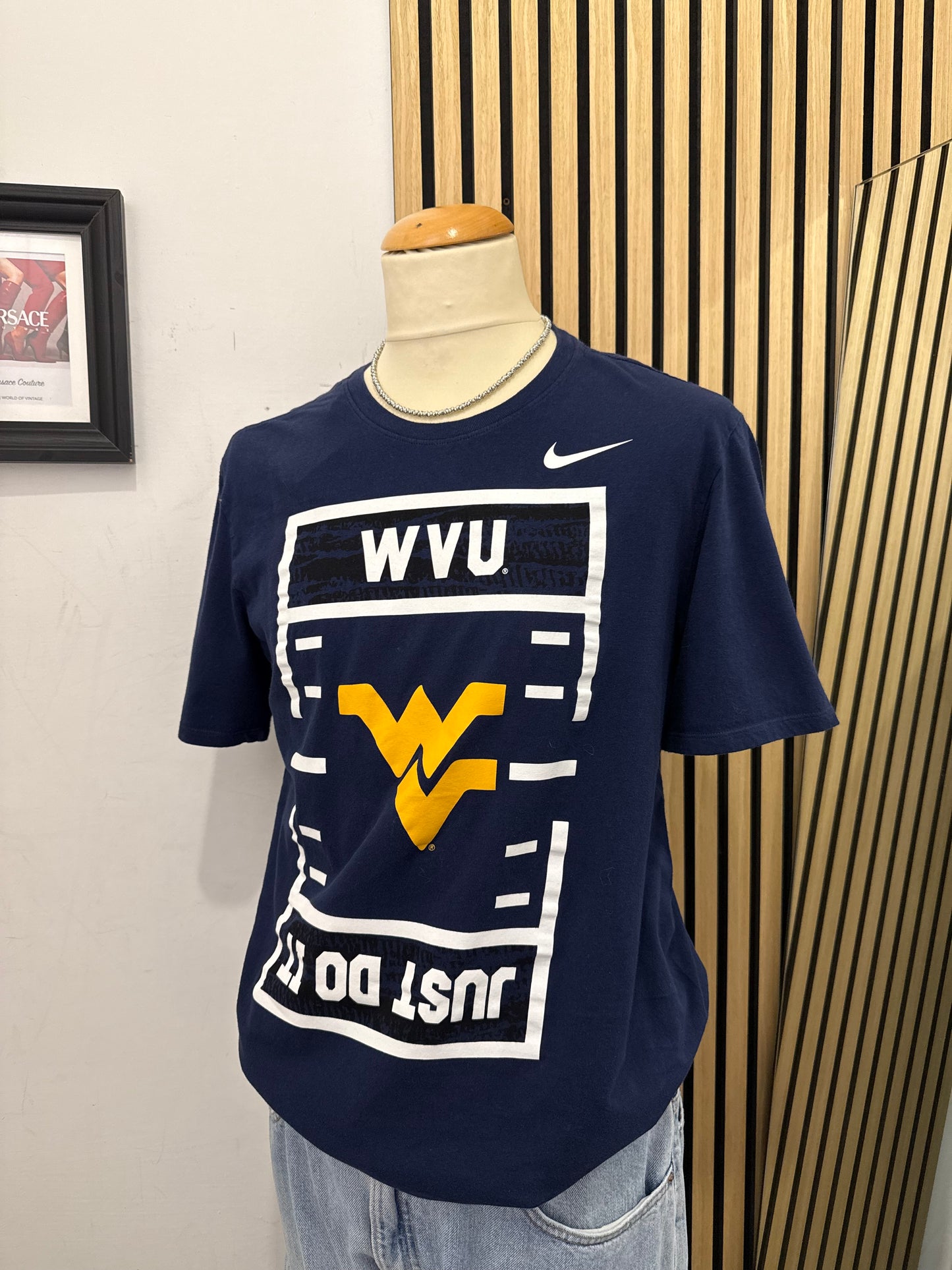 T-Shirt Nike l WVU Mountaineers - Blu Navy